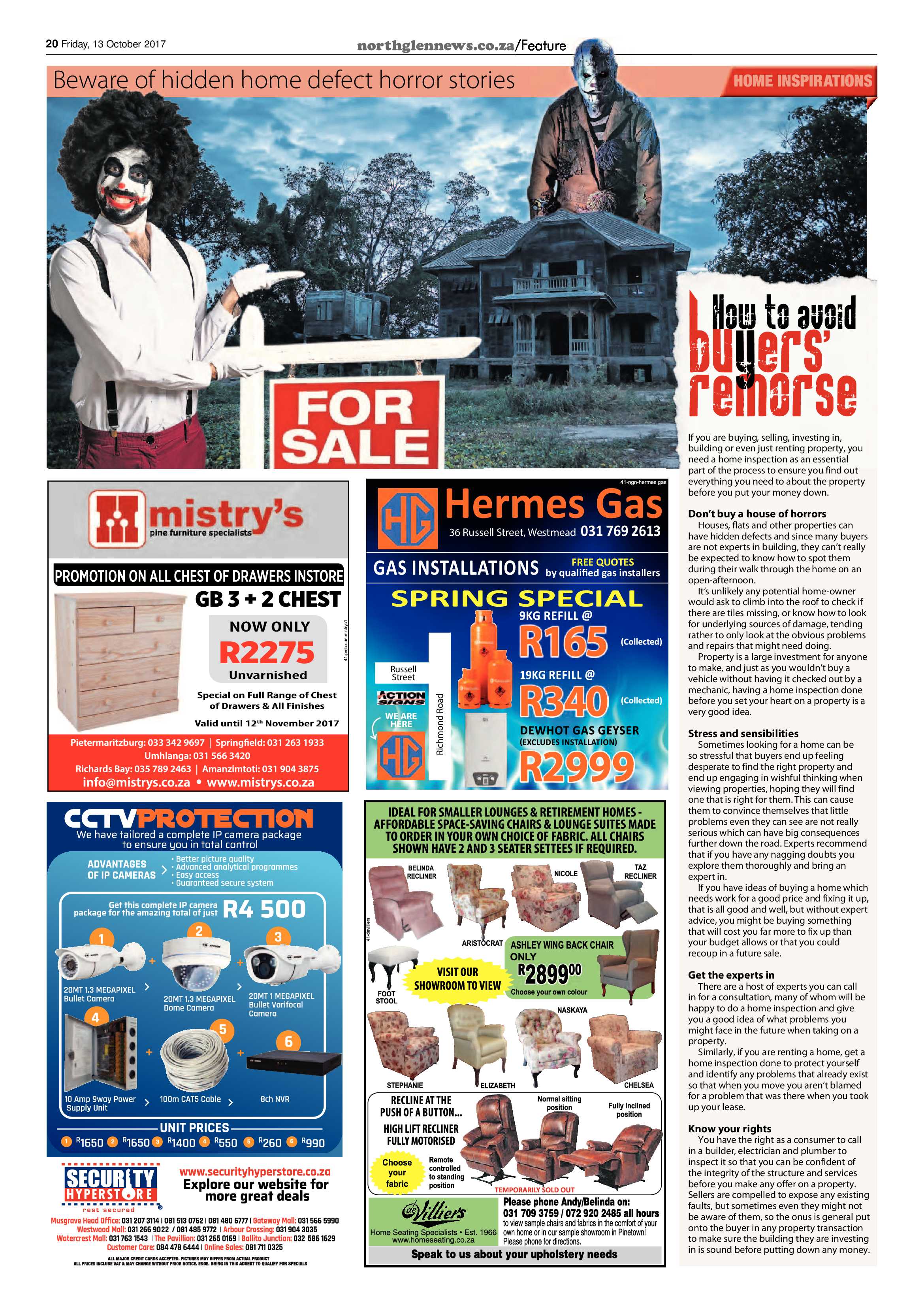 Northglen News 13 October 2017 page 20