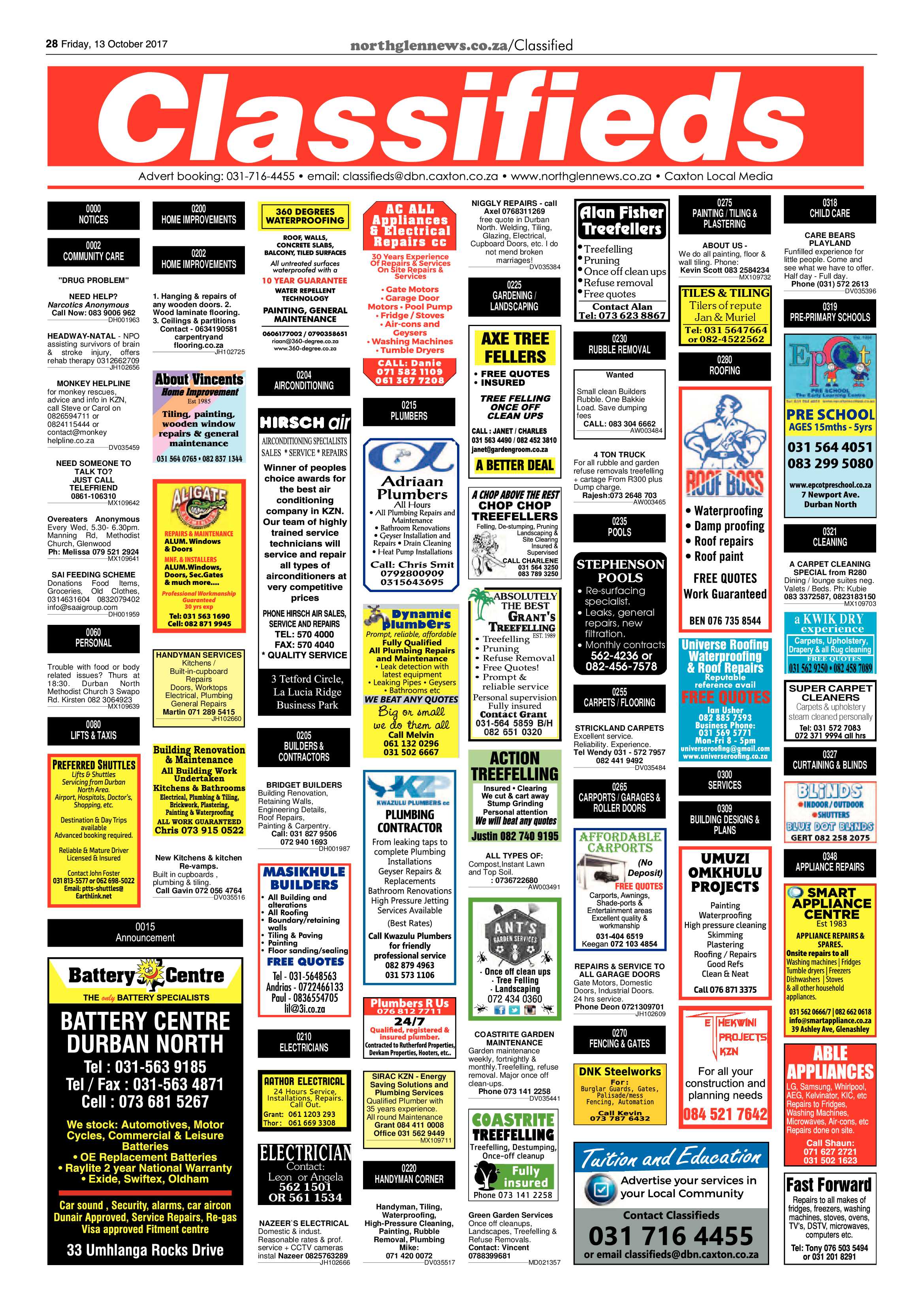 Northglen News 13 October 2017 page 28