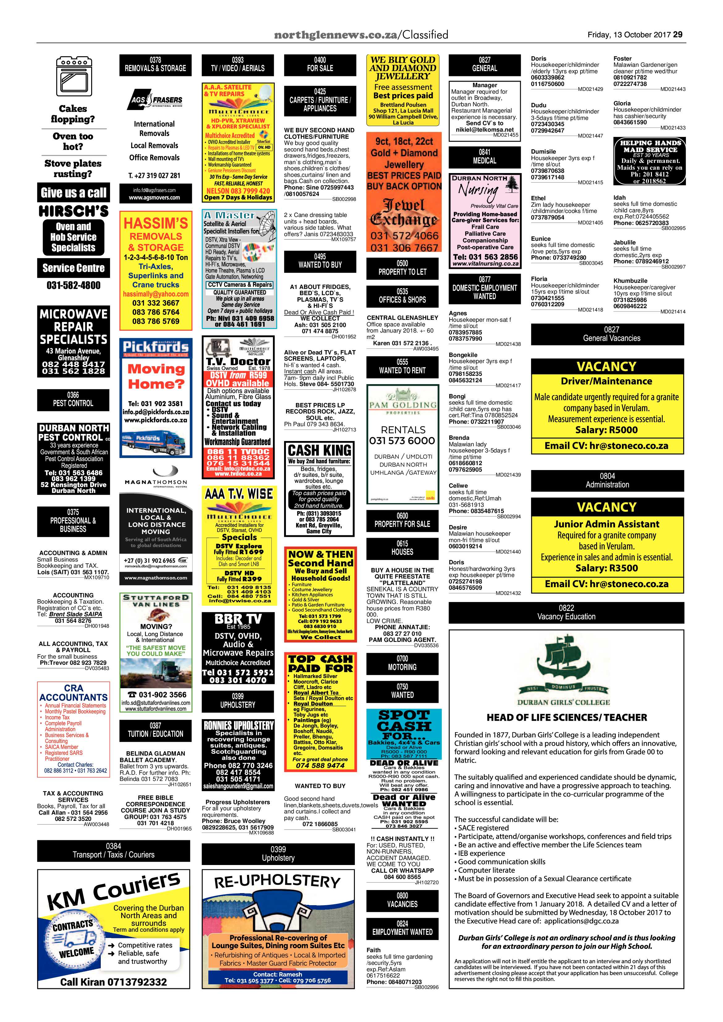 Northglen News 13 October 2017 page 29