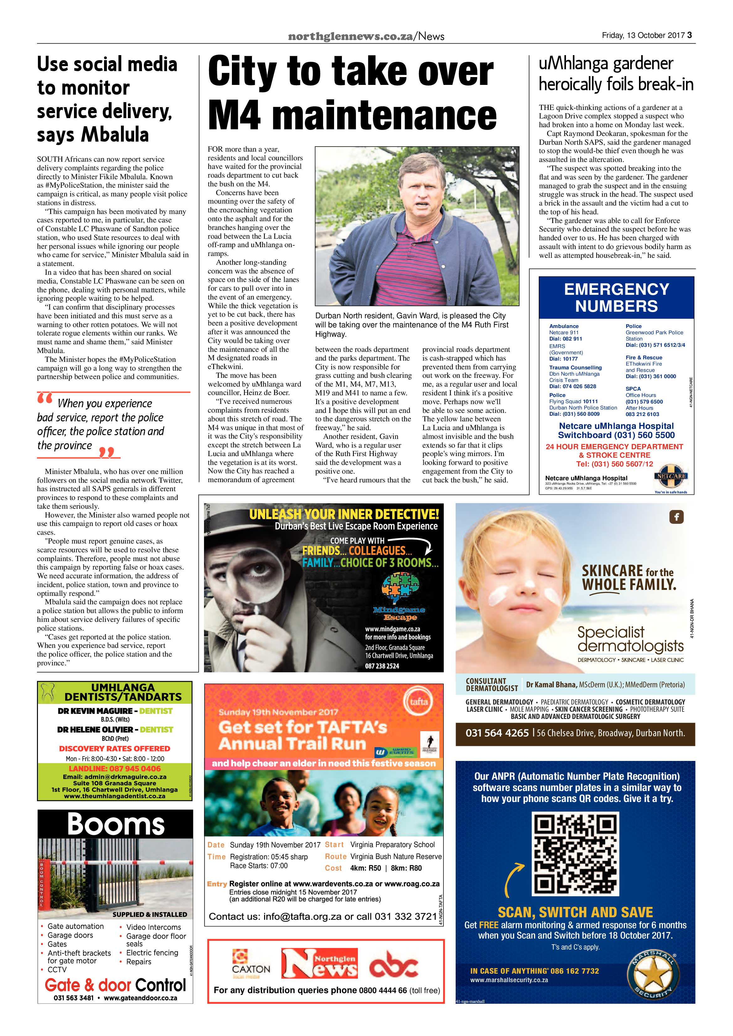 Northglen News 13 October 2017 page 3