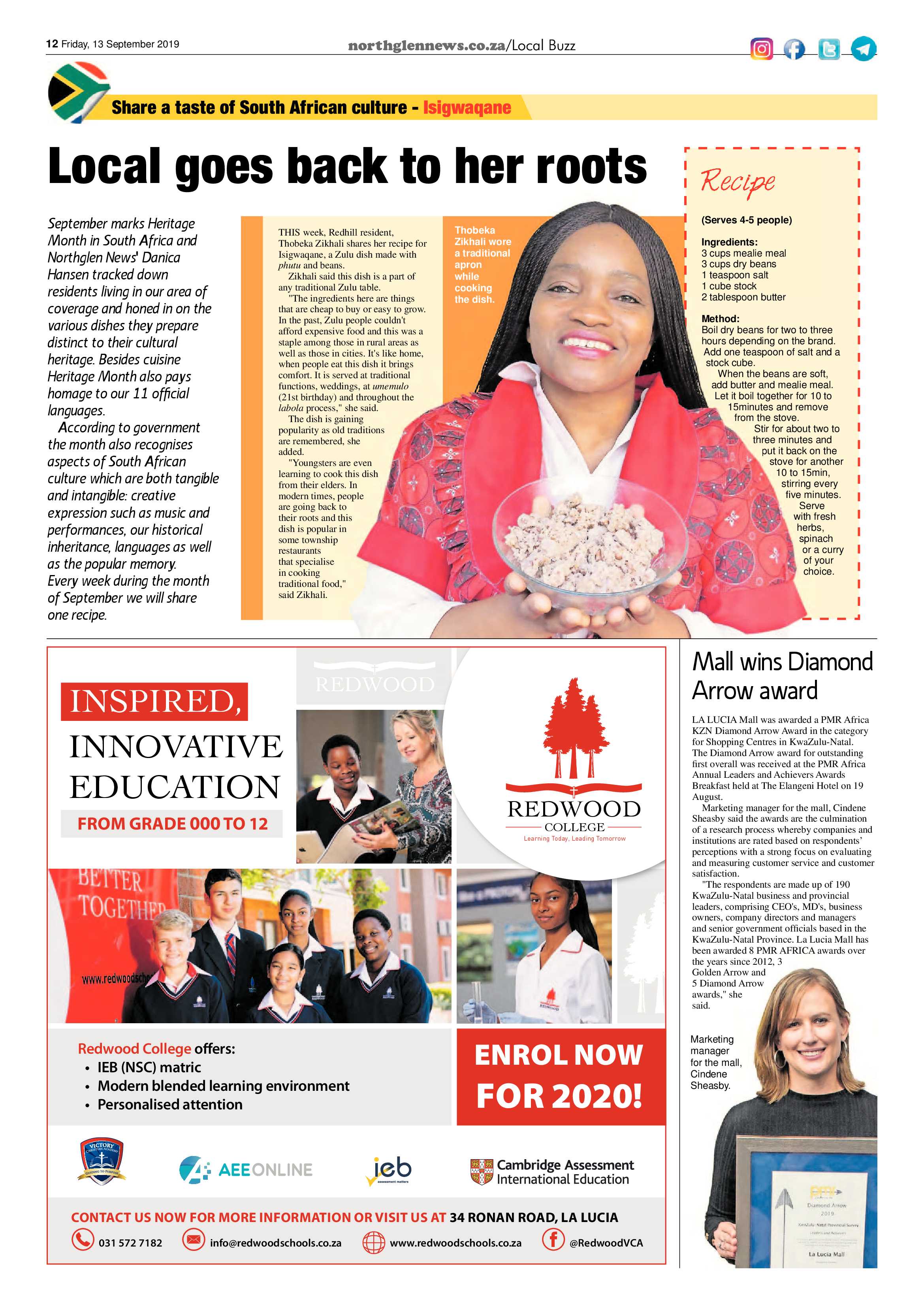 Northglen News 13 September 2019 page 12