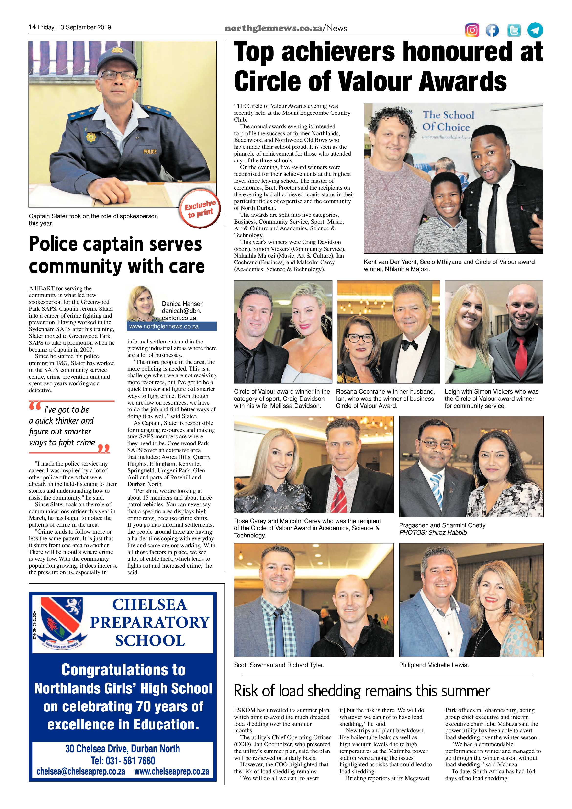 Northglen News 13 September 2019 page 14