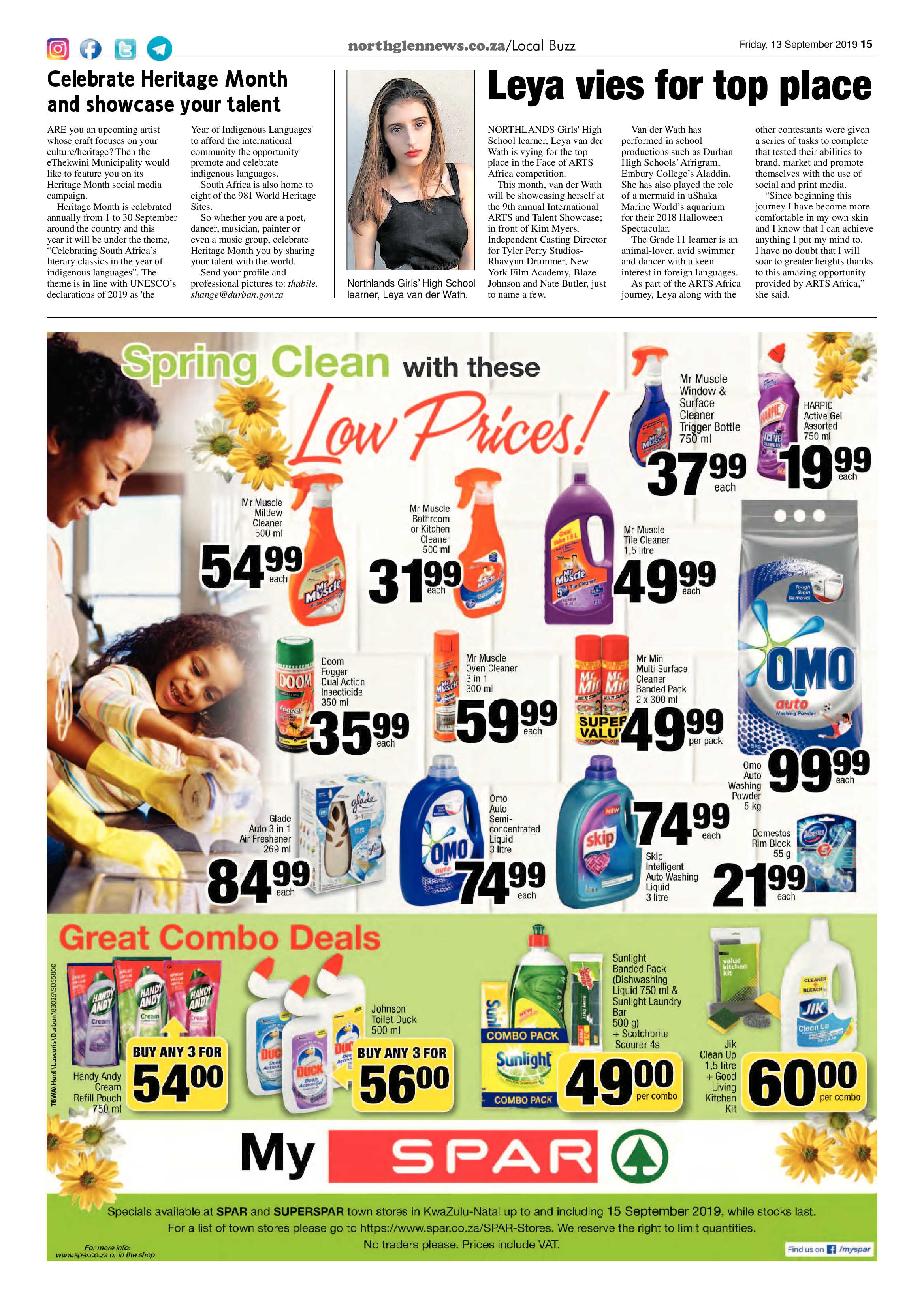 Northglen News 13 September 2019 page 15