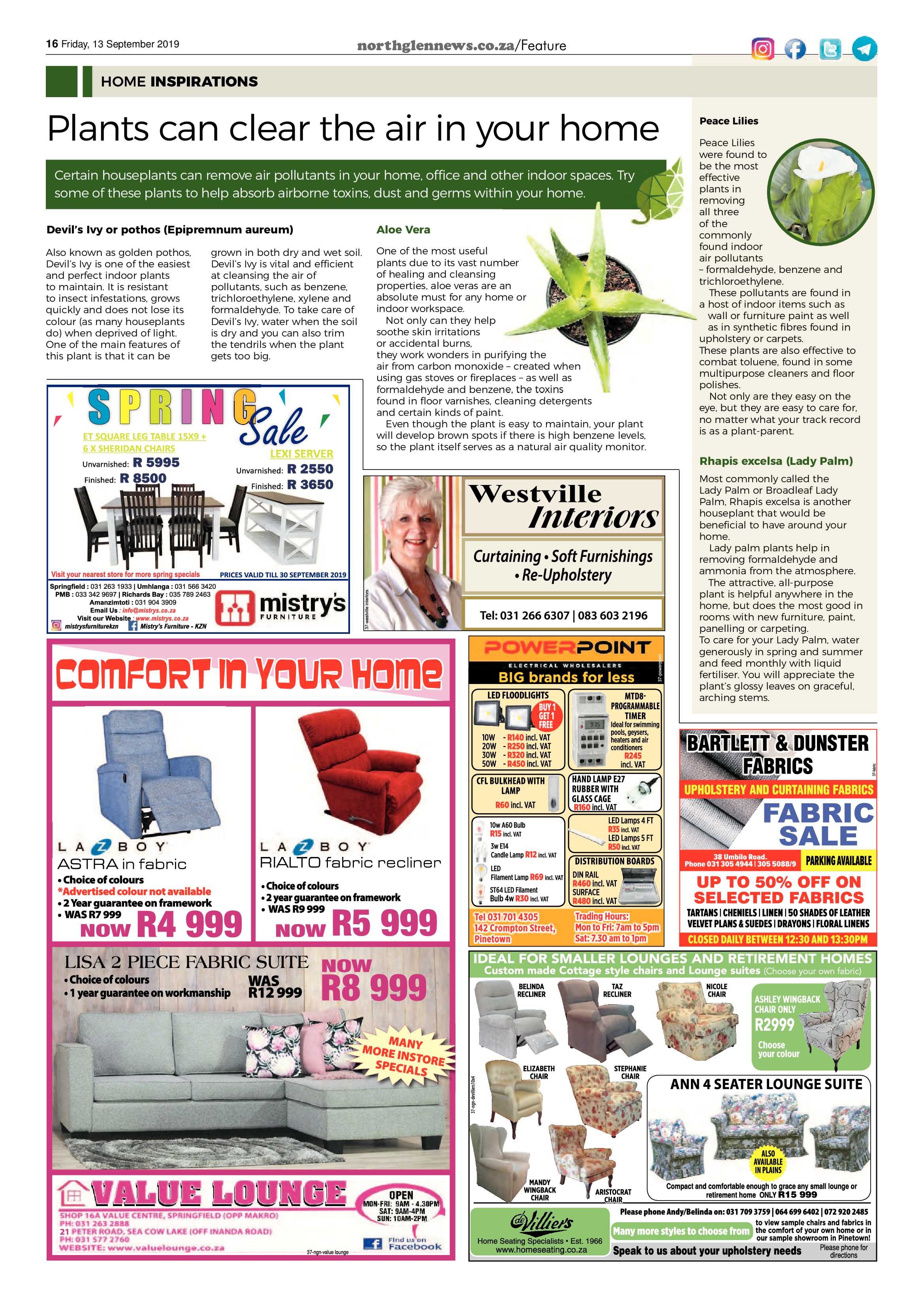 Northglen News 13 September 2019 page 16