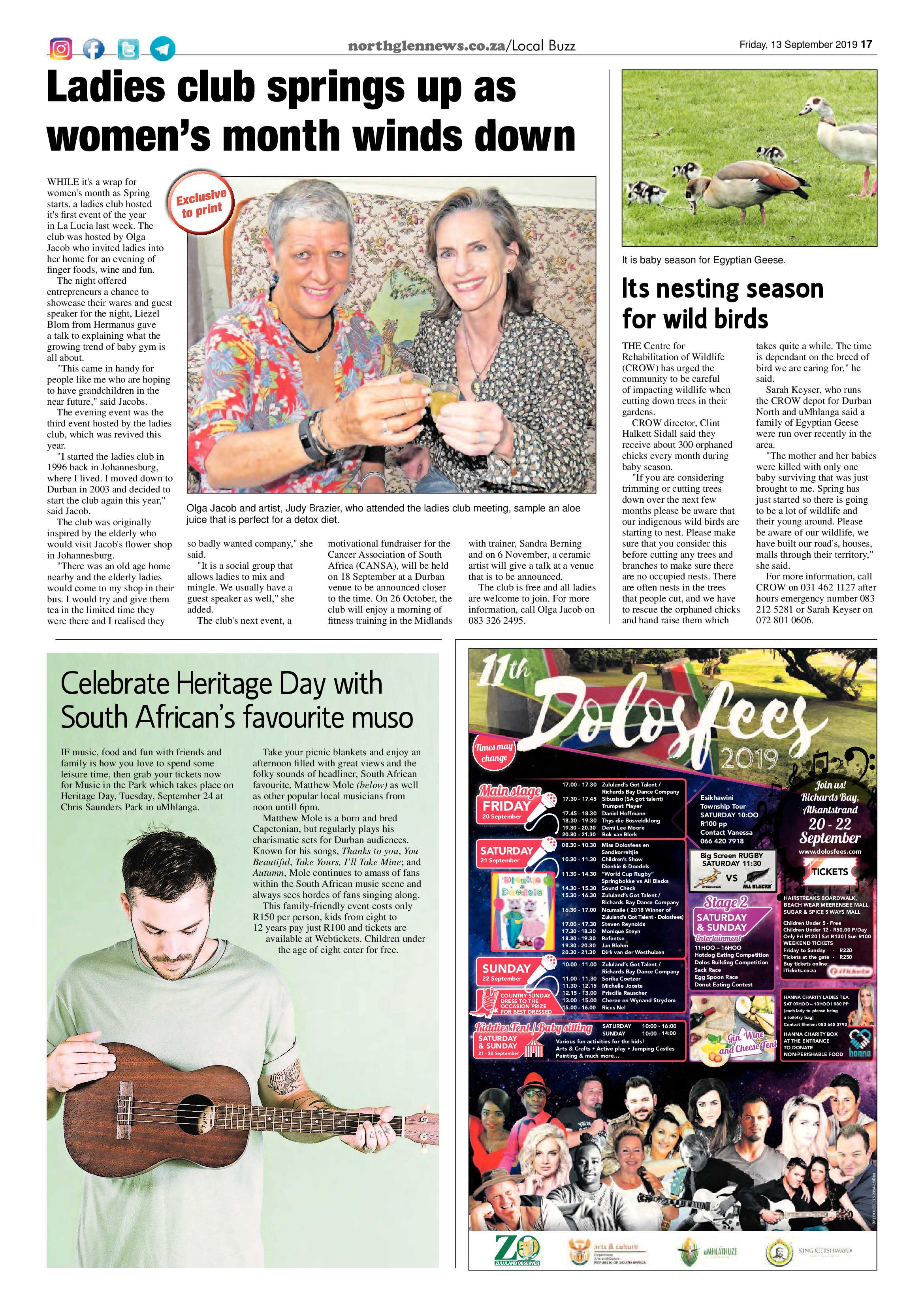 Northglen News 13 September 2019 page 17