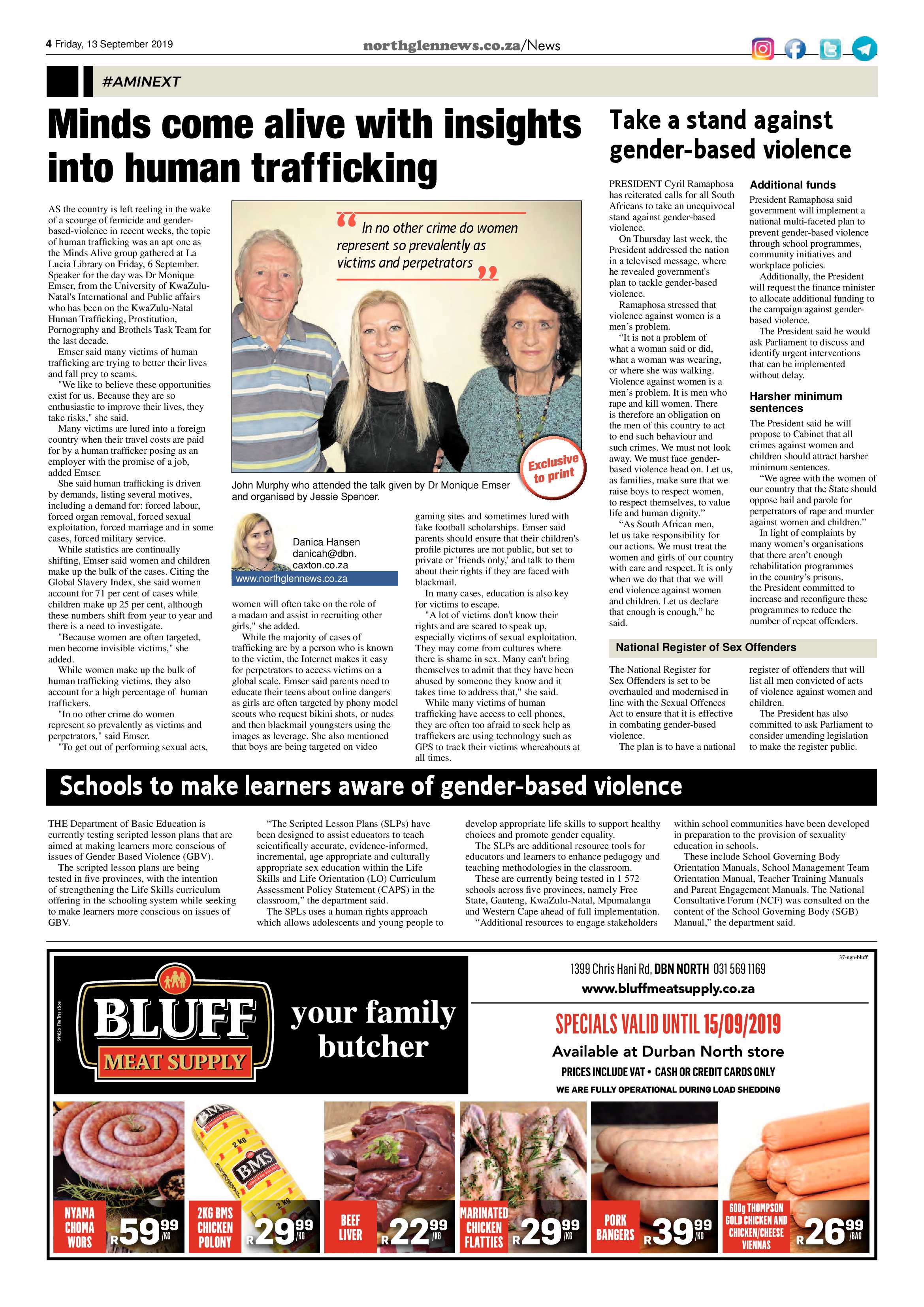 Northglen News 13 September 2019 page 4