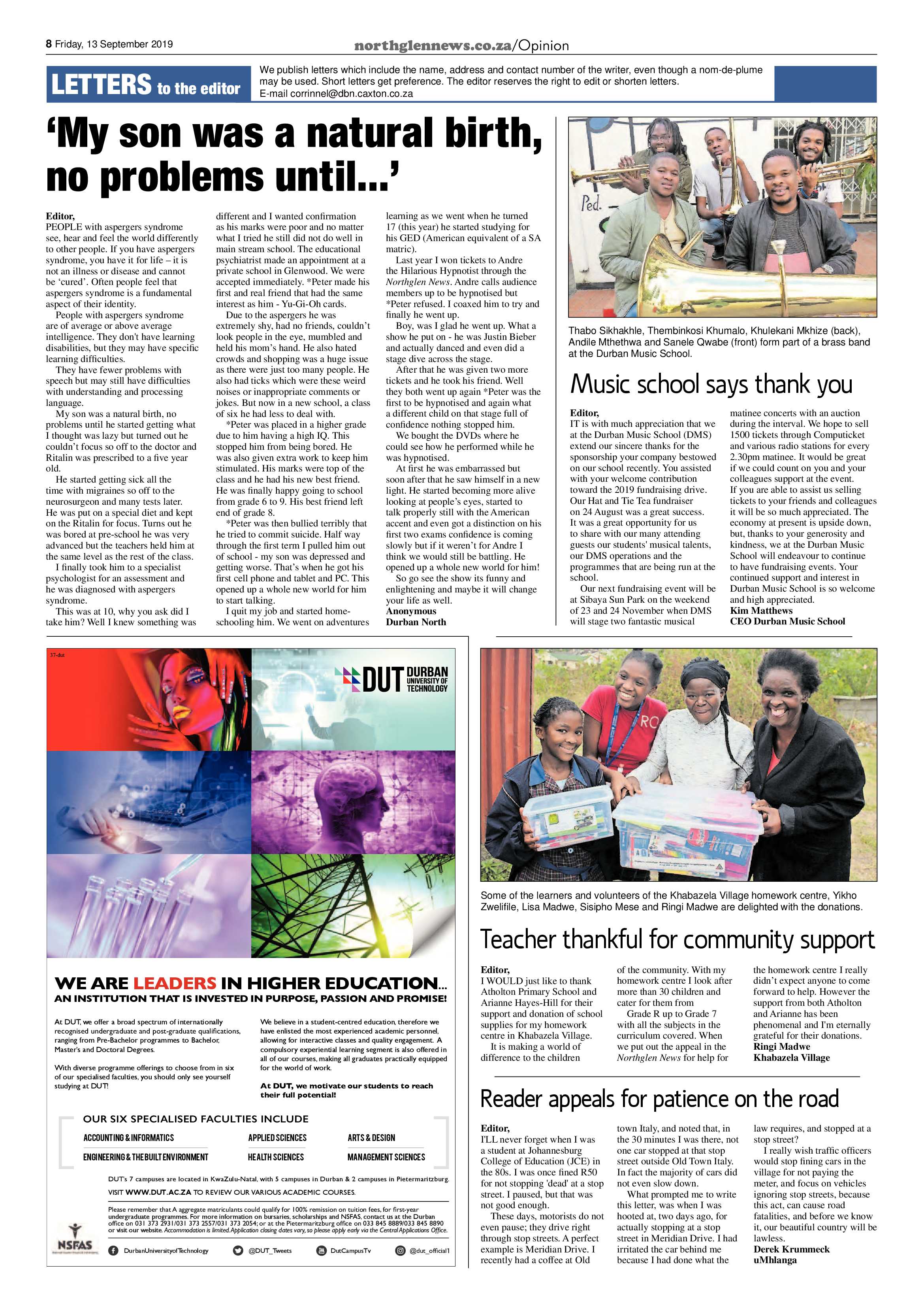 Northglen News 13 September 2019 page 8