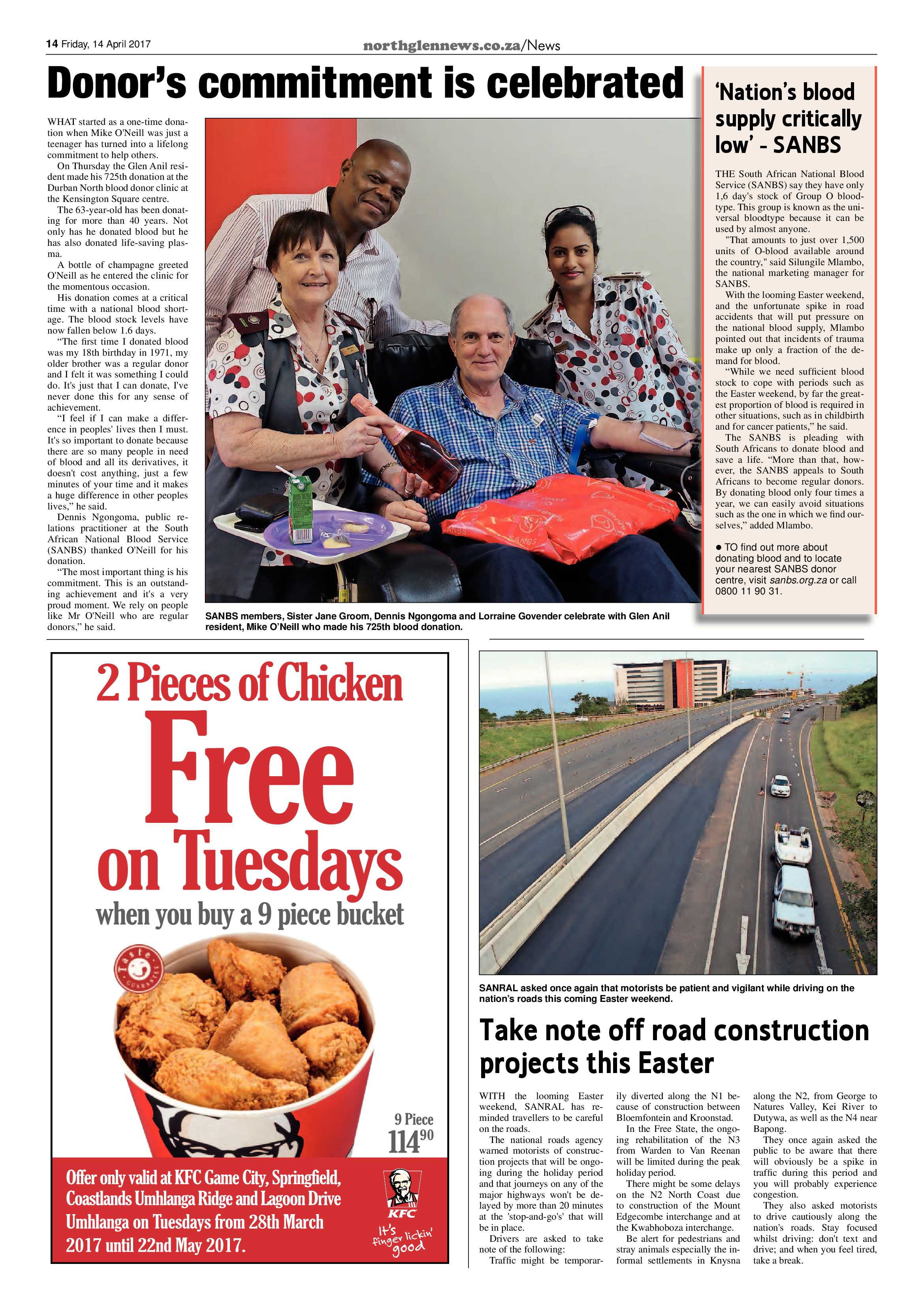 Northglen News 14 April 2017 page 14