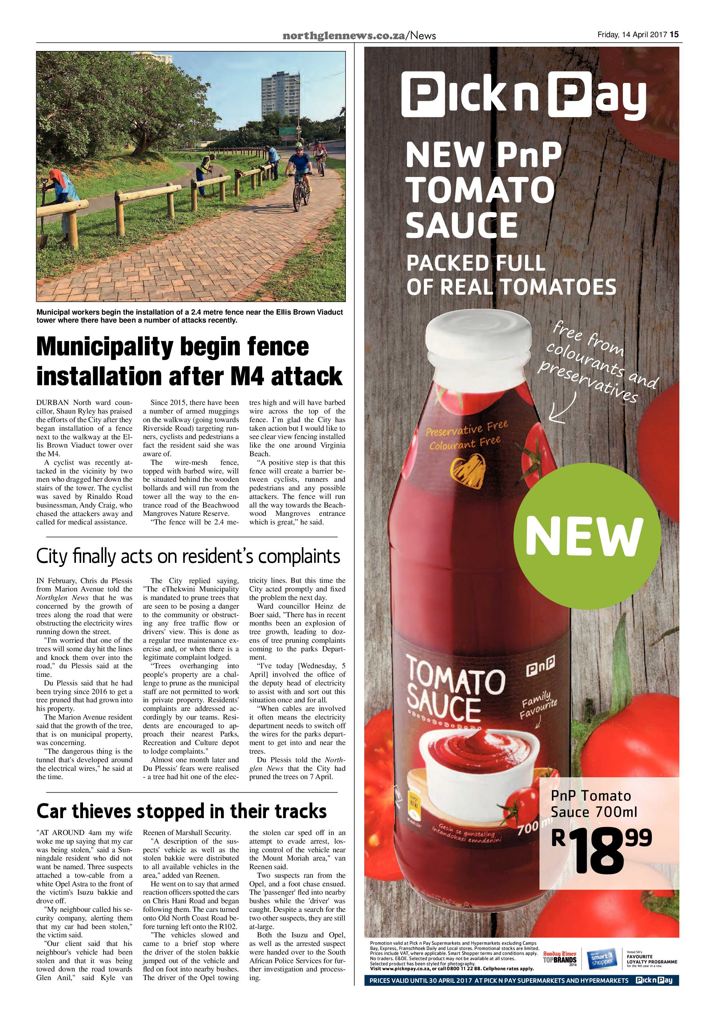 Northglen News 14 April 2017 page 15