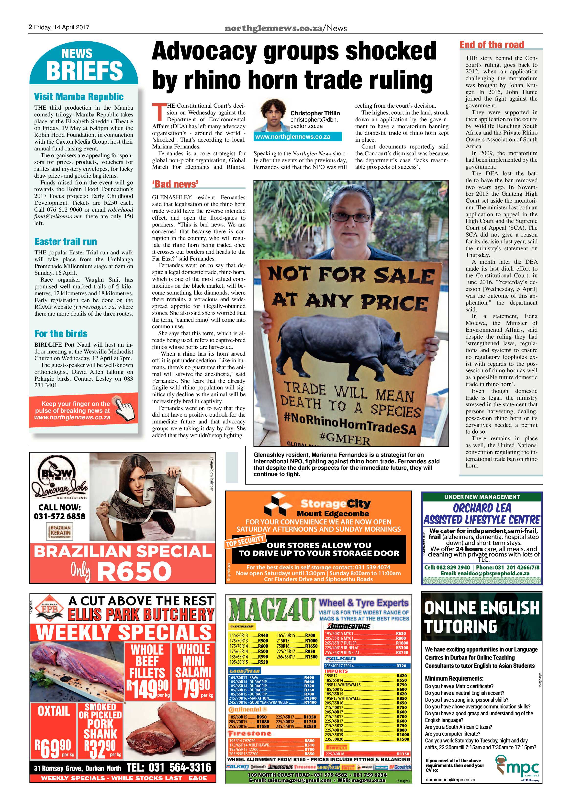 Northglen News 14 April 2017 page 2