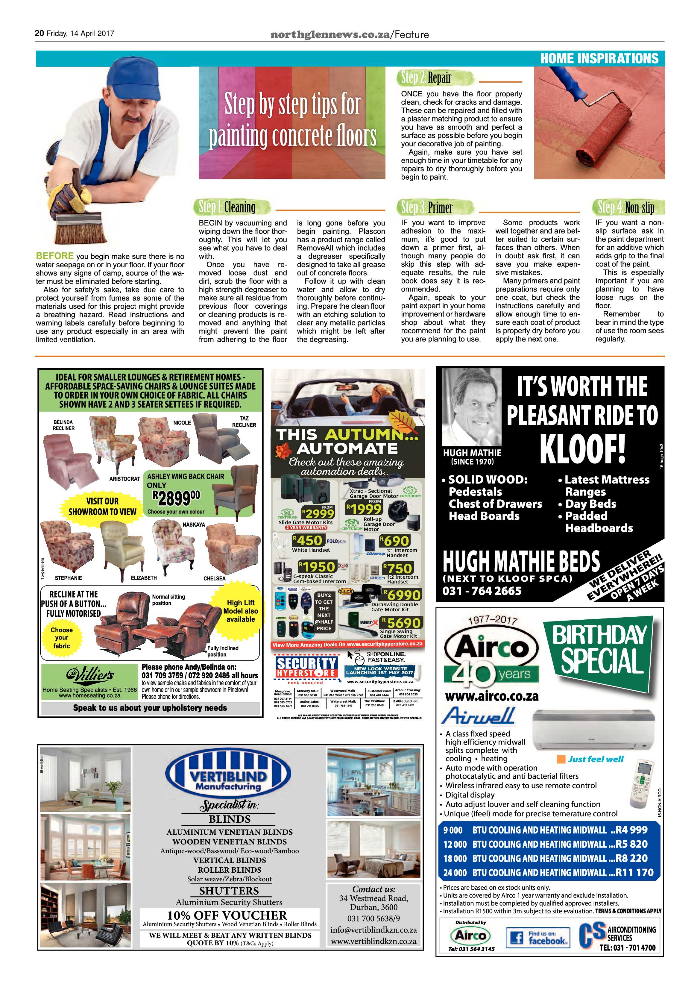 Northglen News 14 April 2017 page 20
