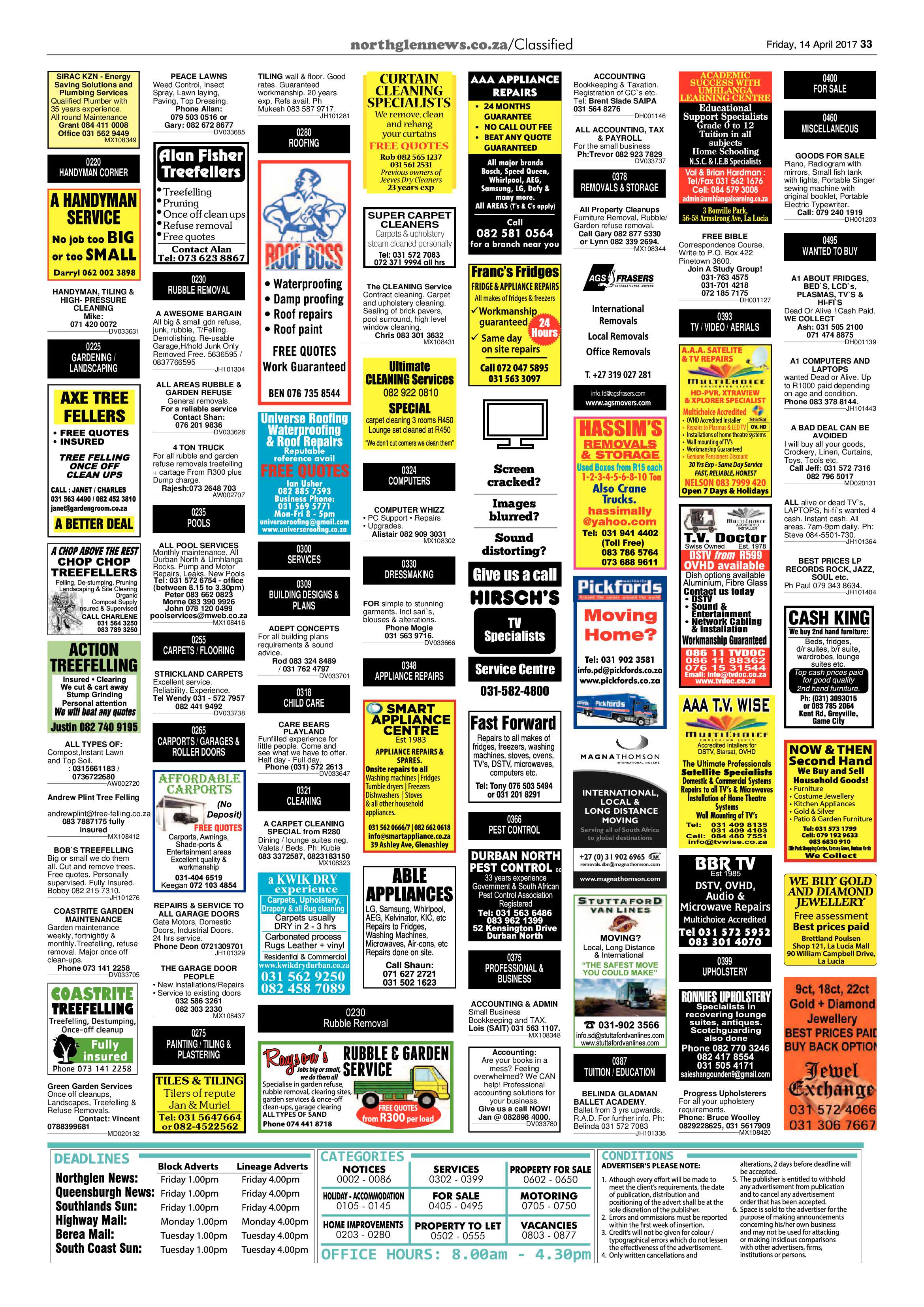 Northglen News 14 April 2017 page 33