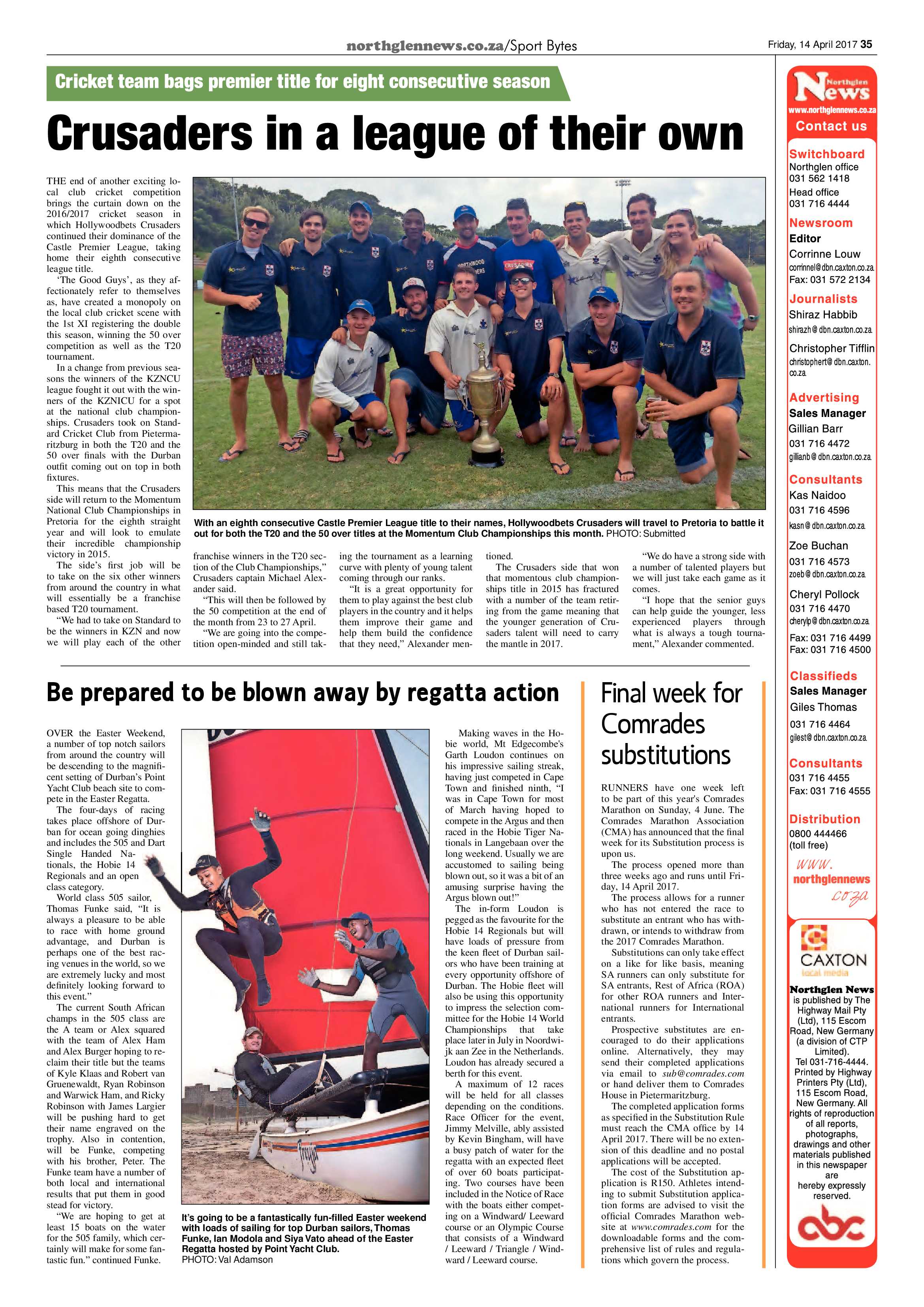 Northglen News 14 April 2017 page 35
