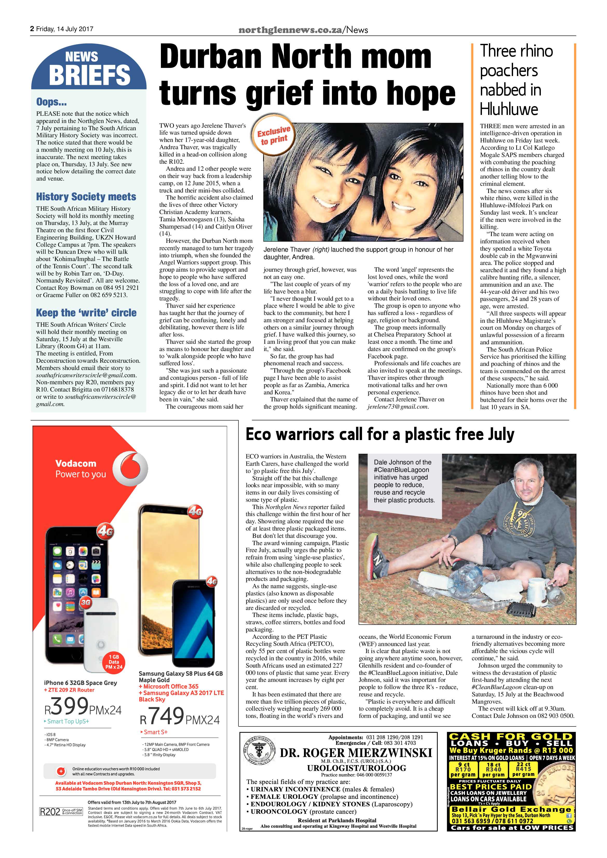 Northglen News 14 July 2017 page 2