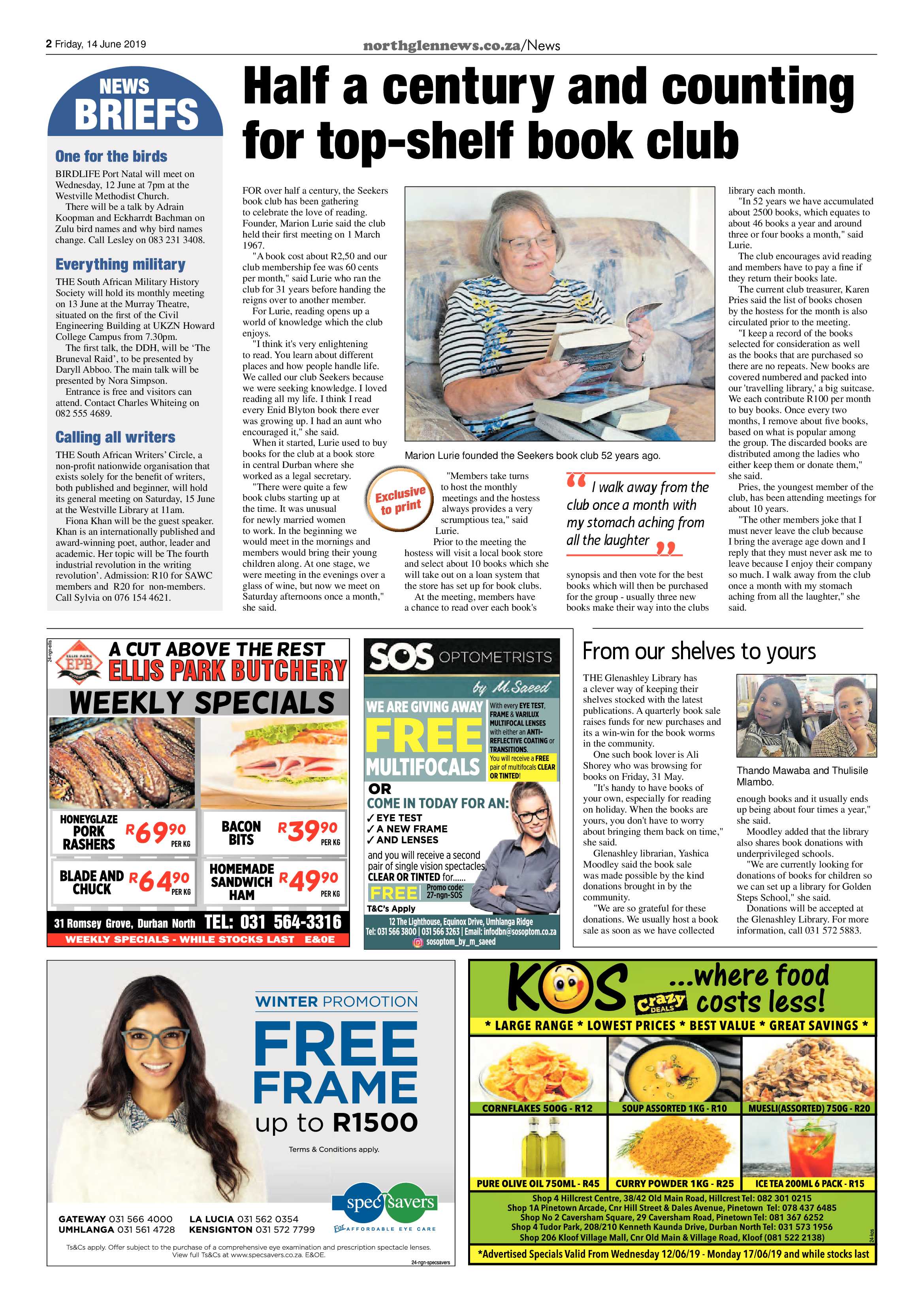 Northglen News 14 June 2019 page 2