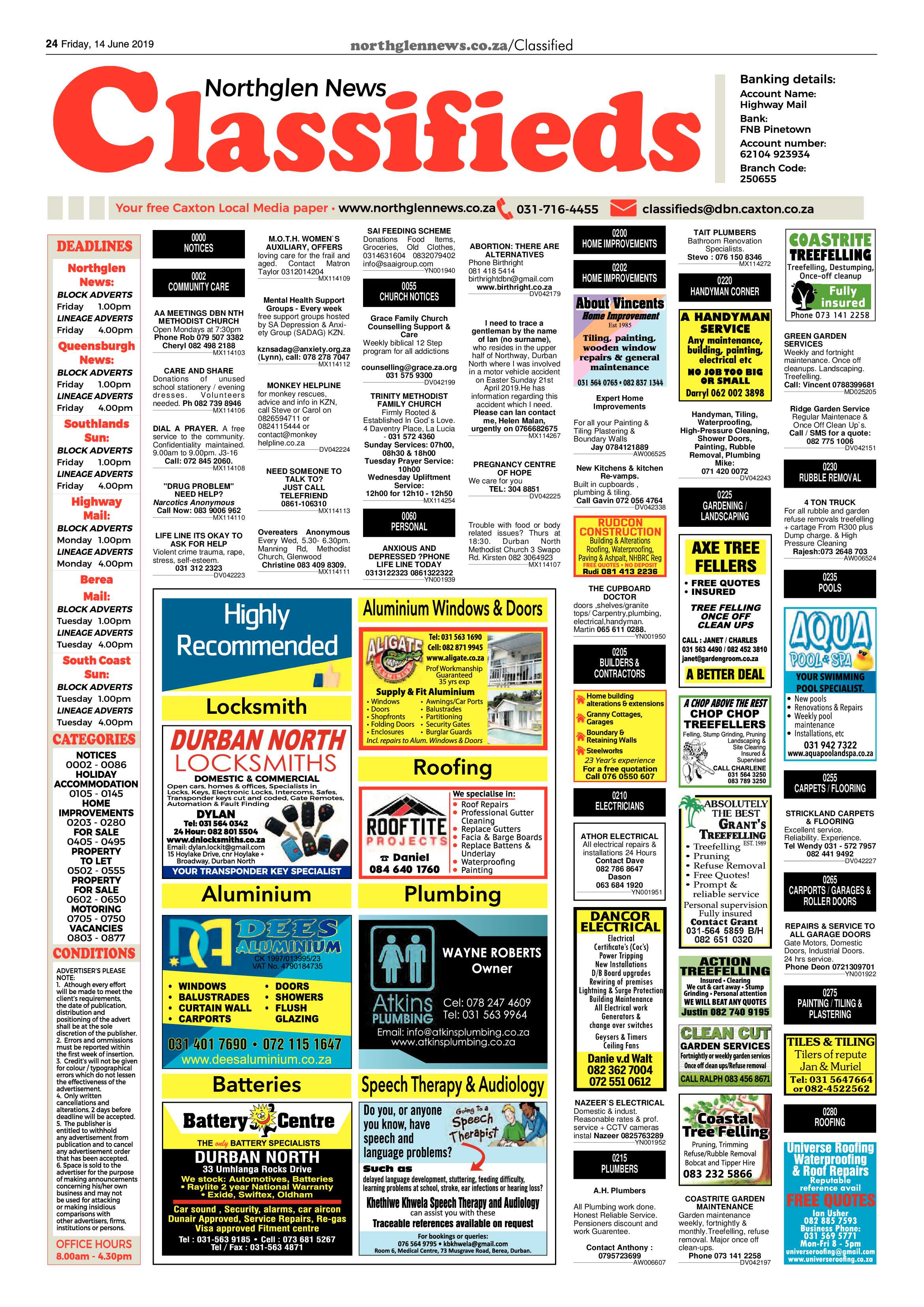 Northglen News 14 June 2019 page 24