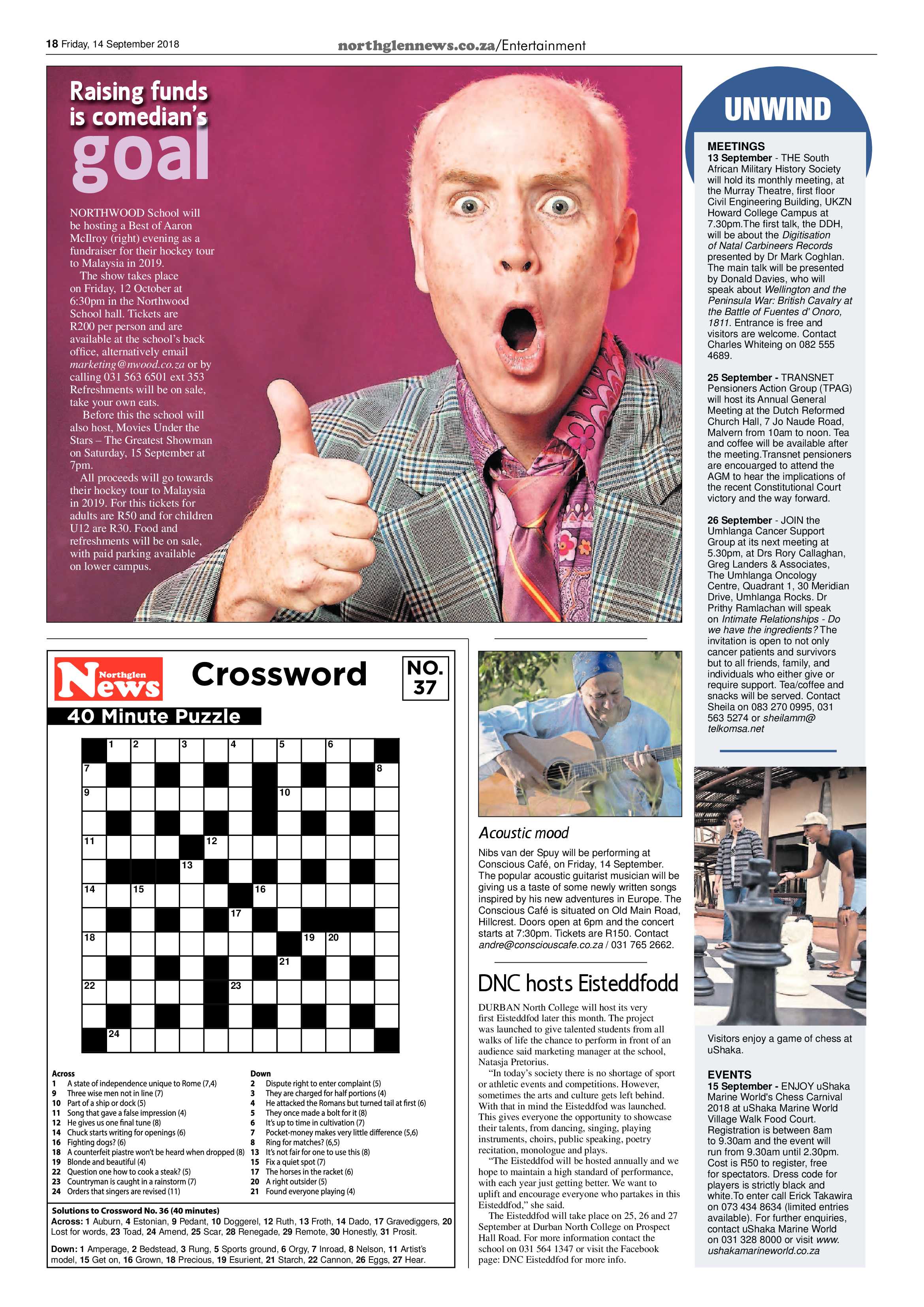 Northglen News 14 September 2018 page 18
