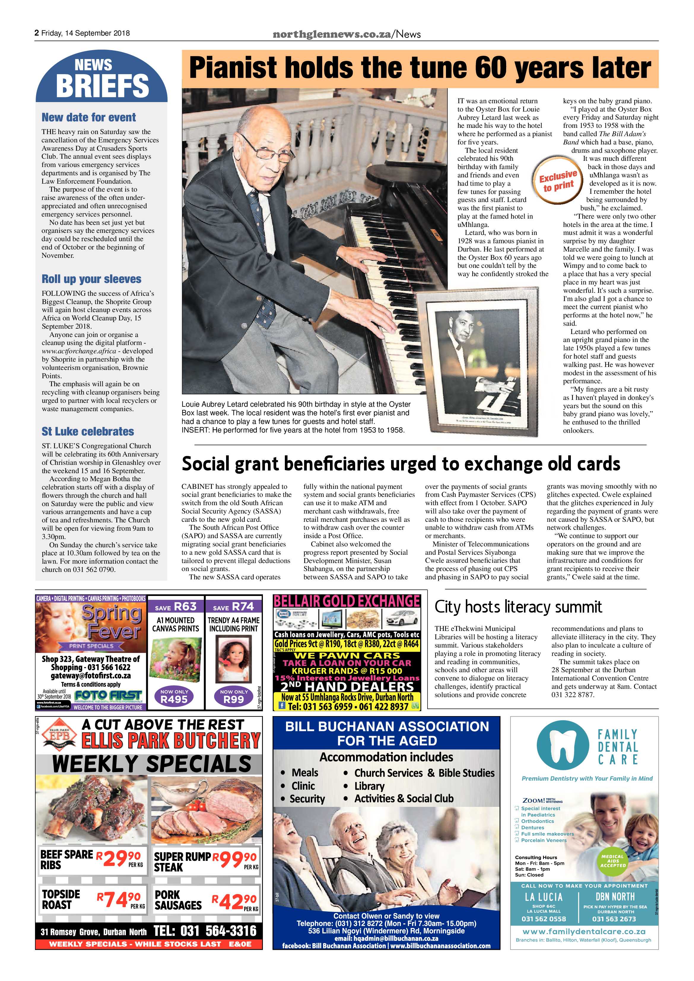 Northglen News 14 September 2018 page 2