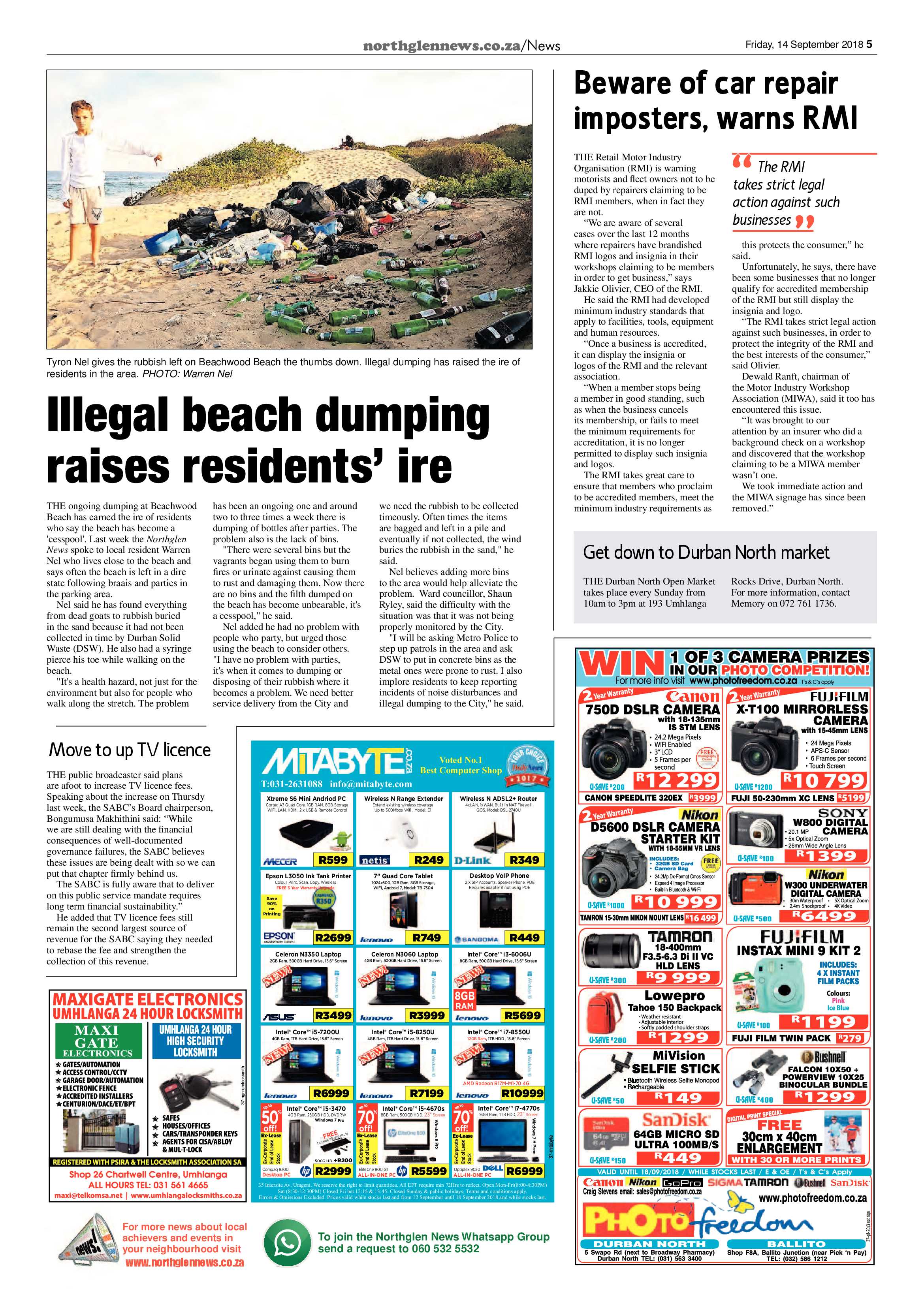 Northglen News 14 September 2018 page 5