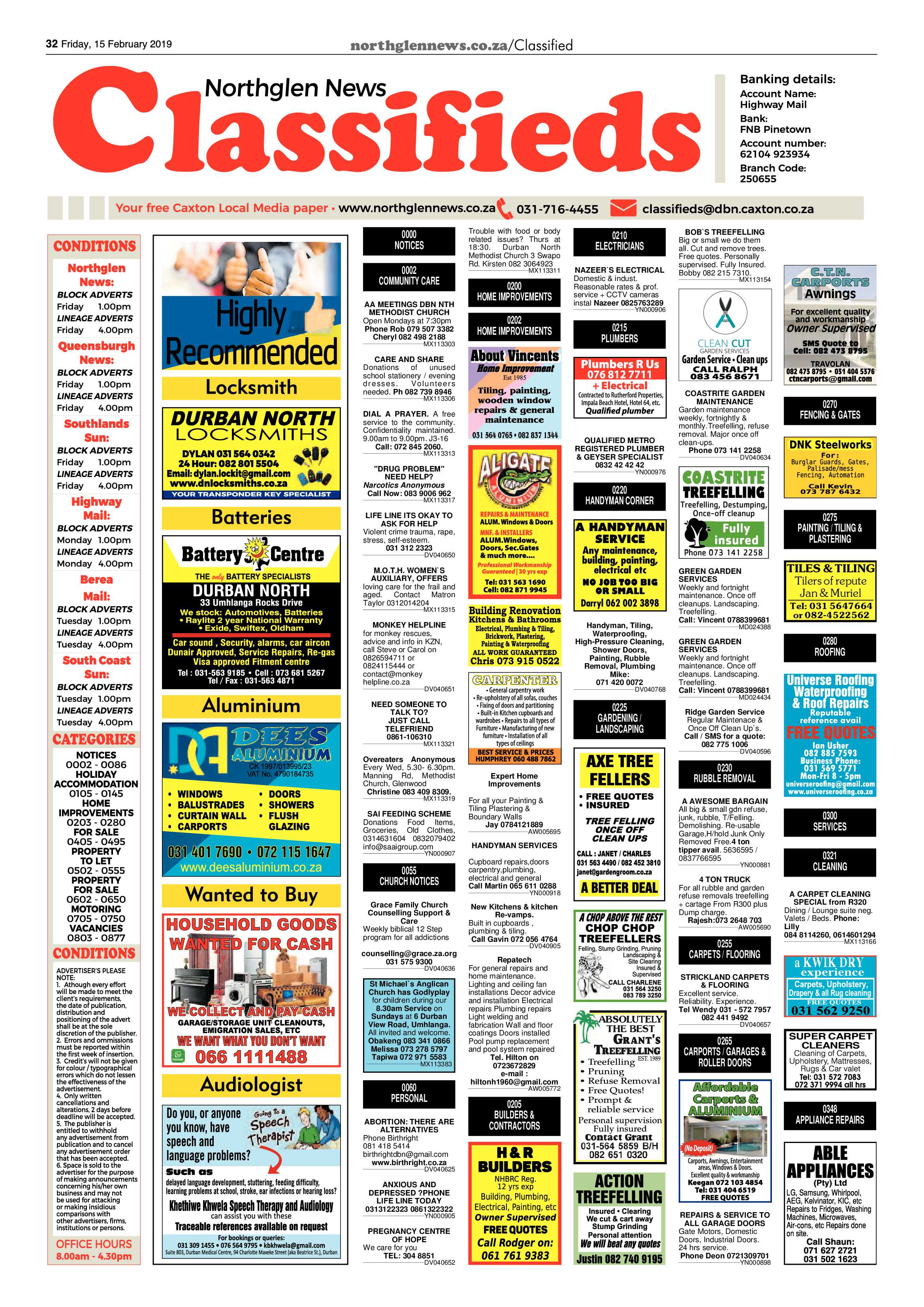 Northglen News 15 February 2019 page 32
