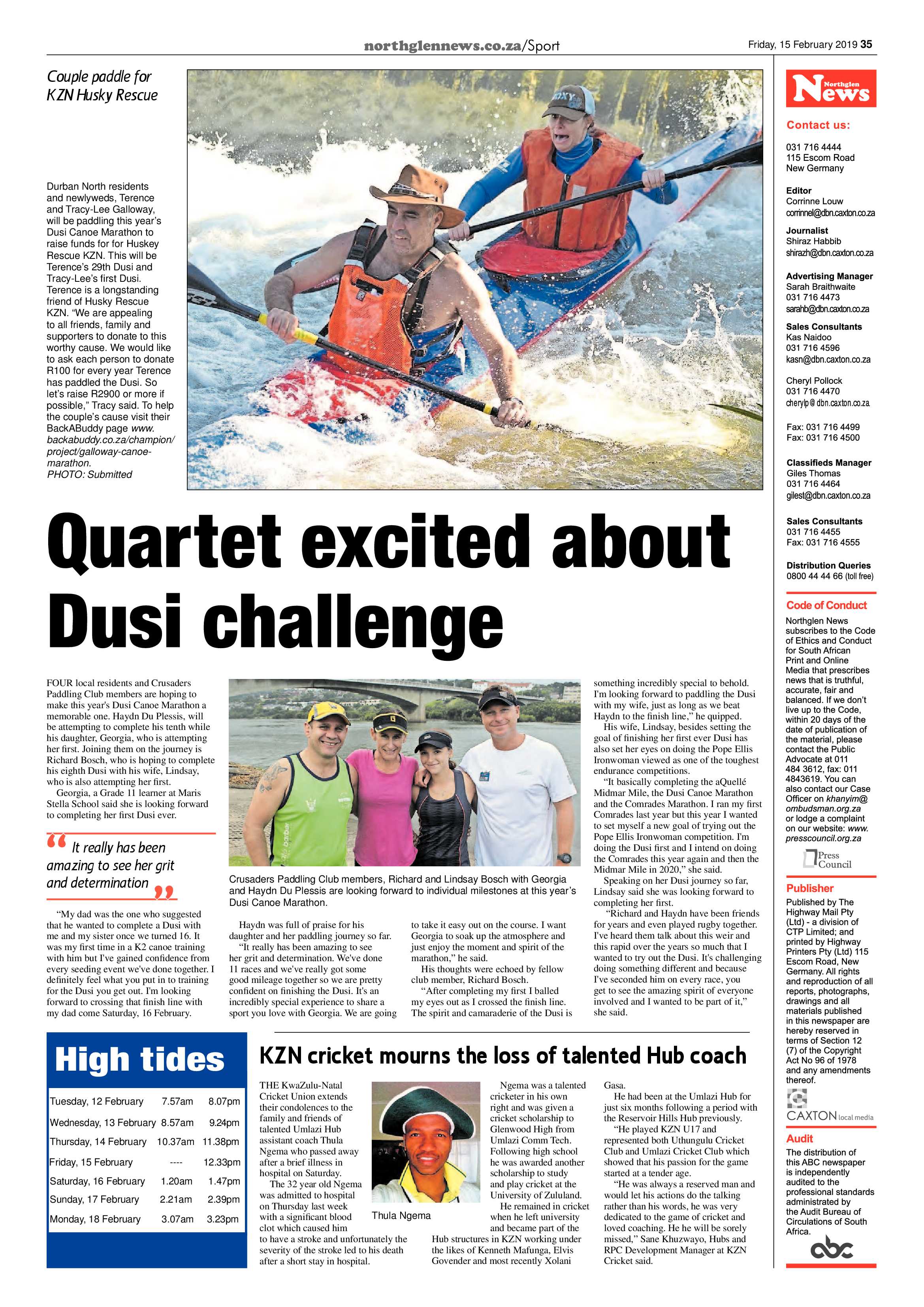 Northglen News 15 February 2019 page 35