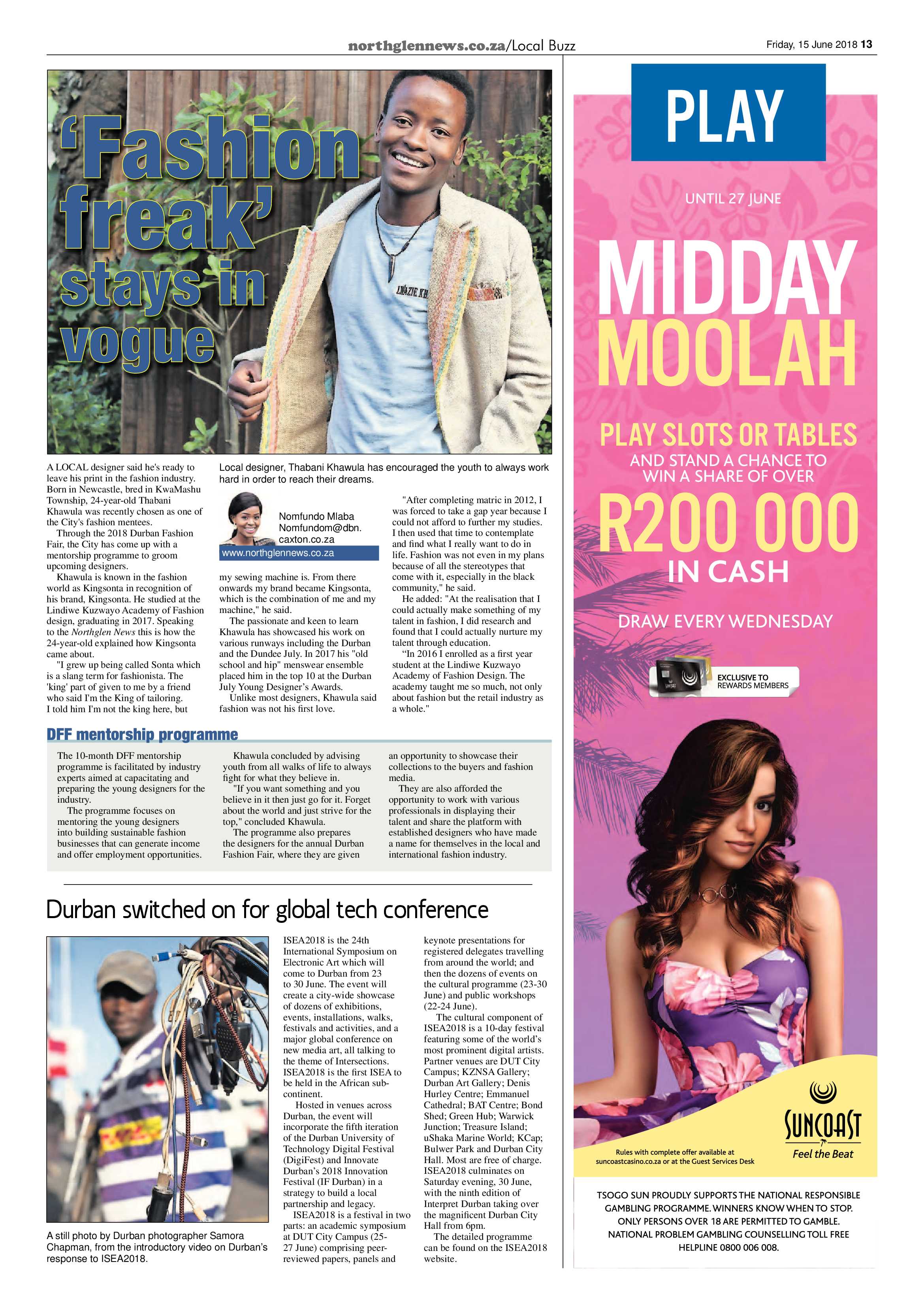 Northglen News 15 June 2018 page 13