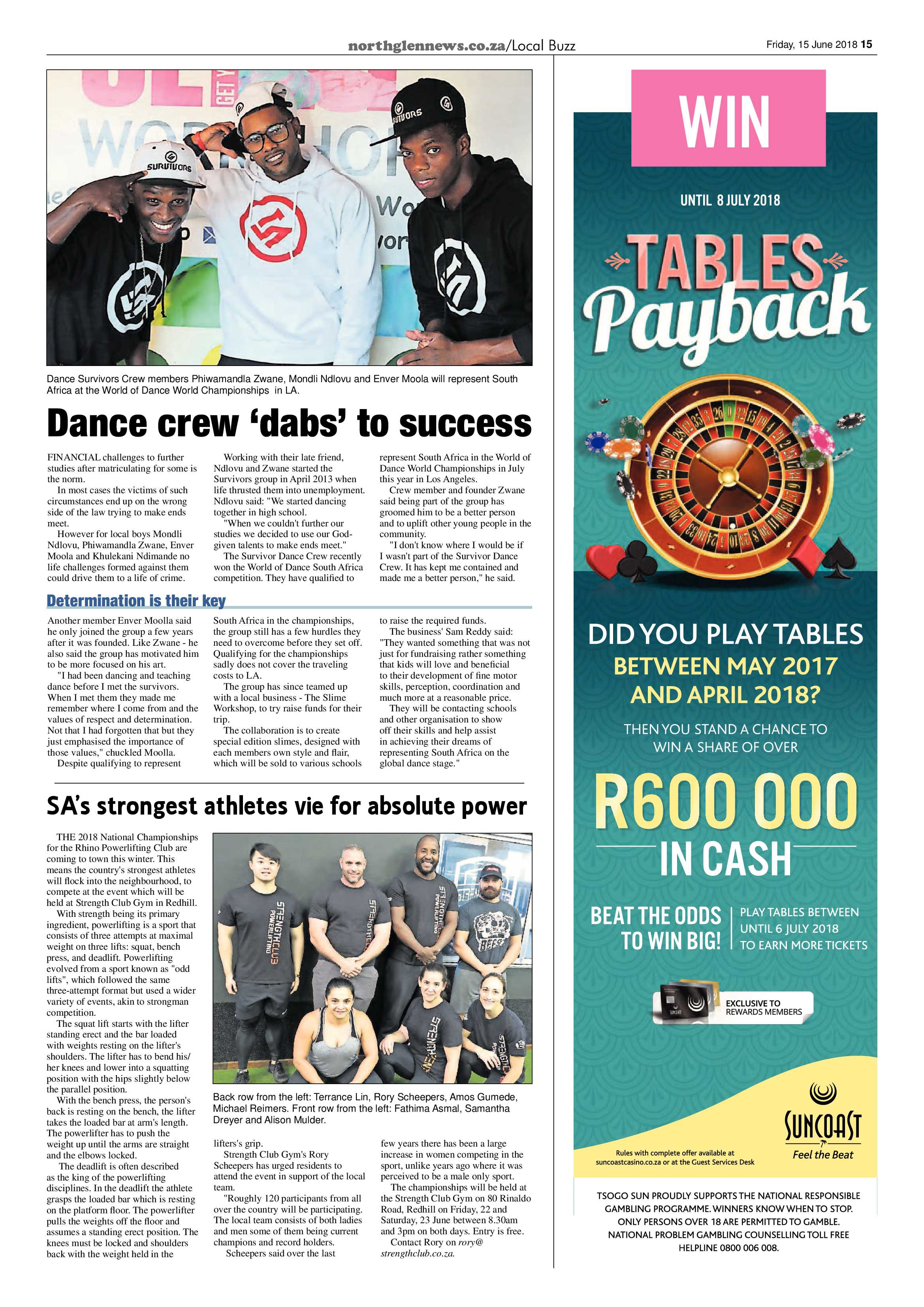 Northglen News 15 June 2018 page 15