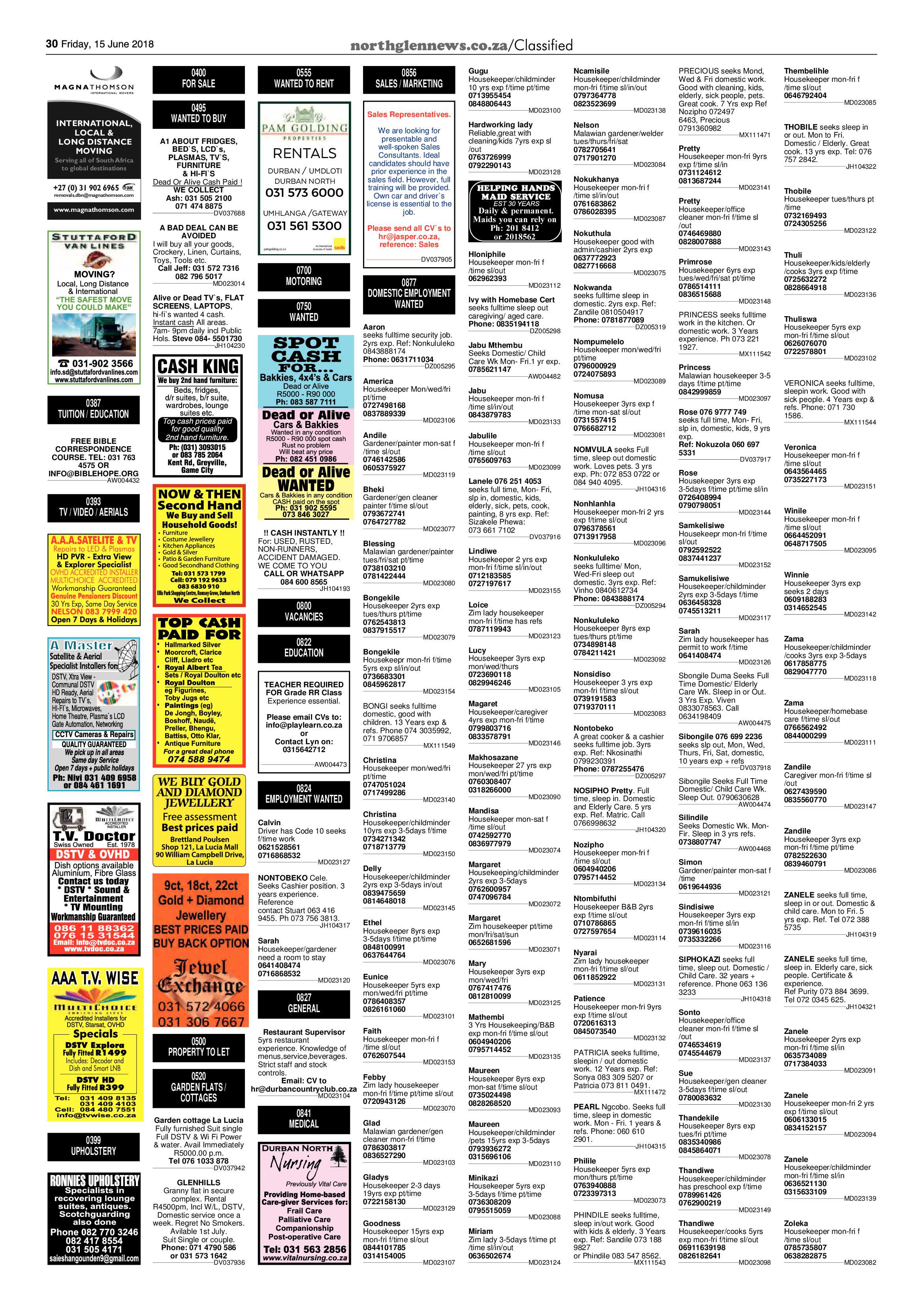 Northglen News 15 June 2018 page 22