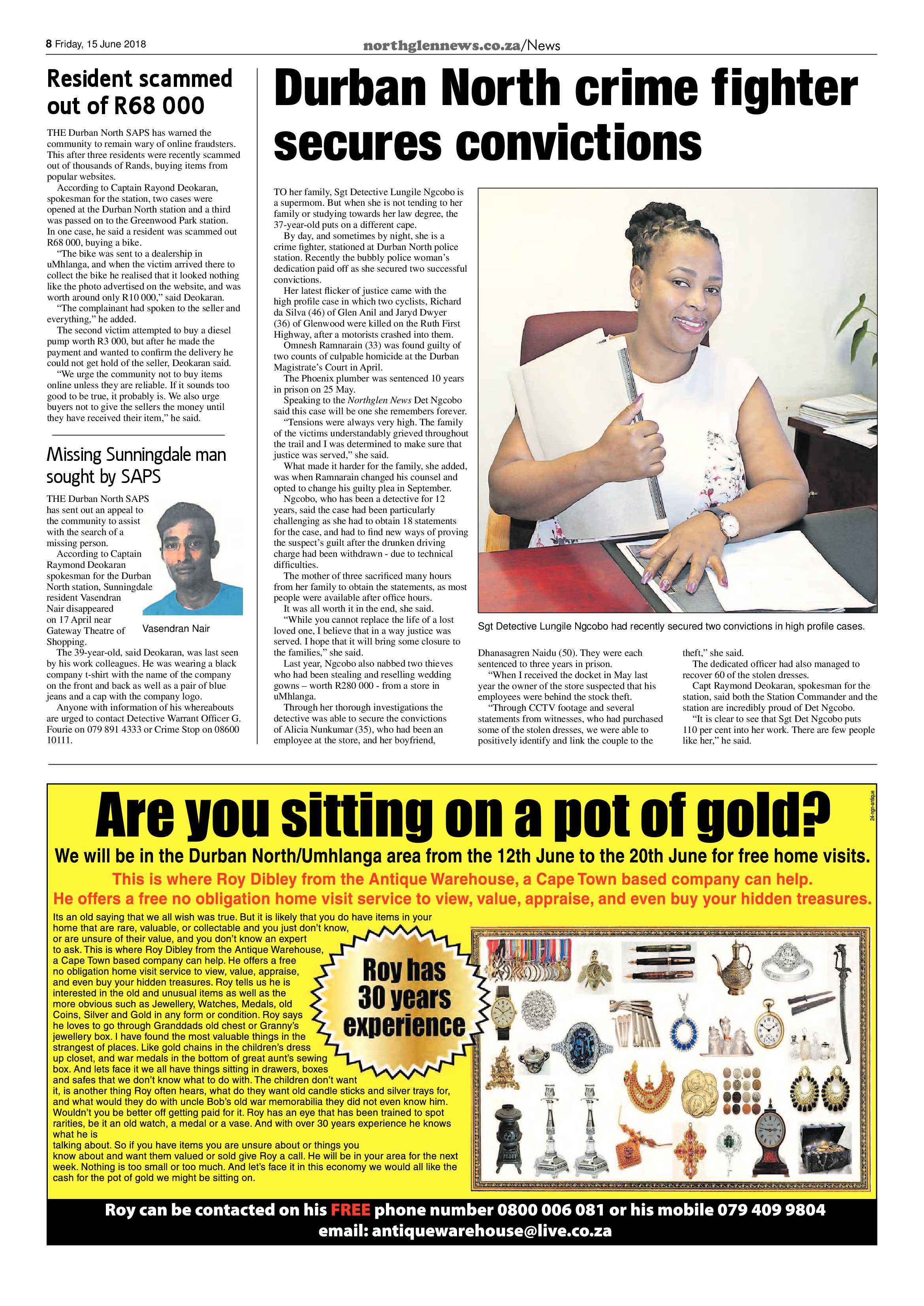 Northglen News 15 June 2018 page 8