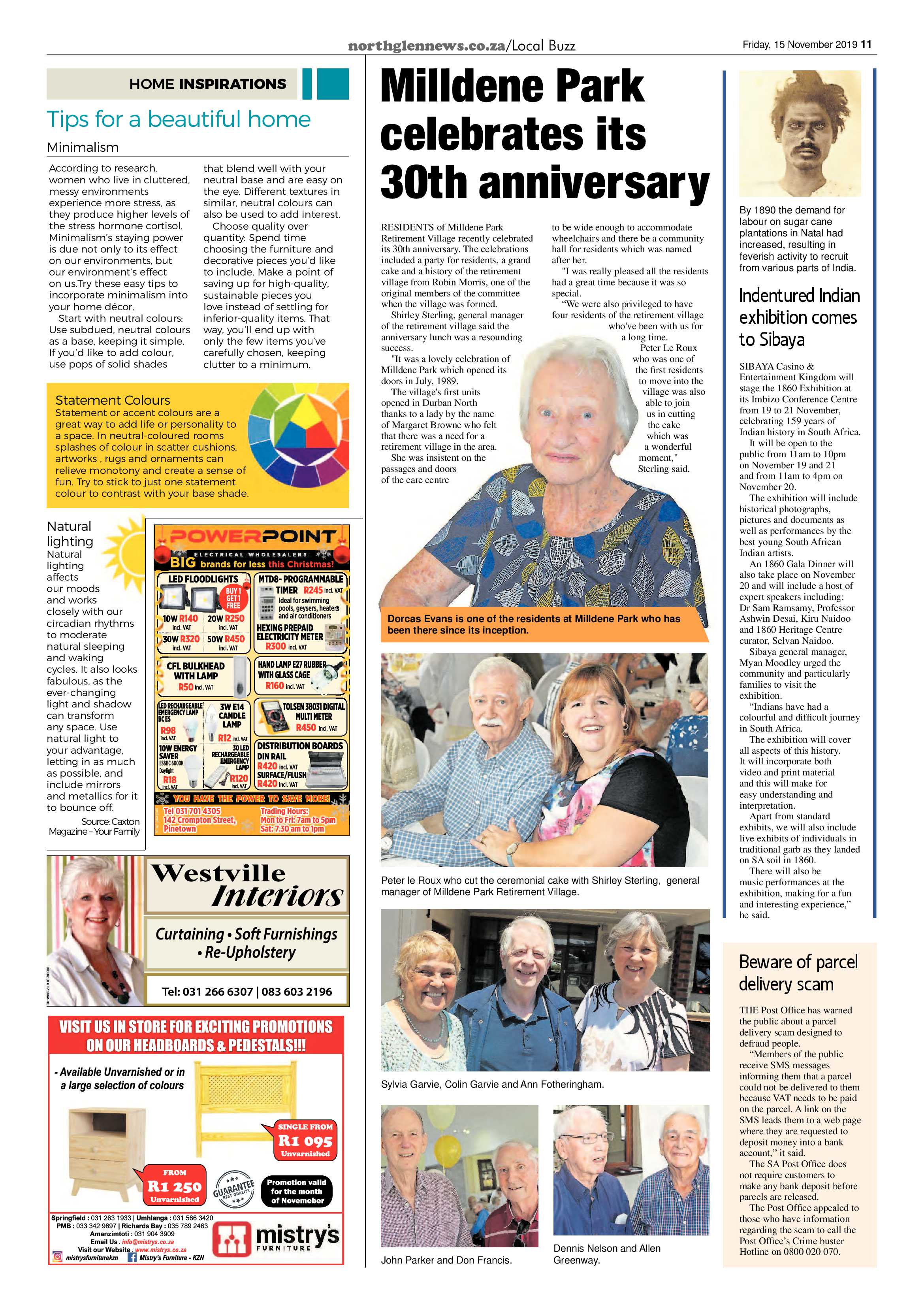 Northglen News 15 November 2019 page 11
