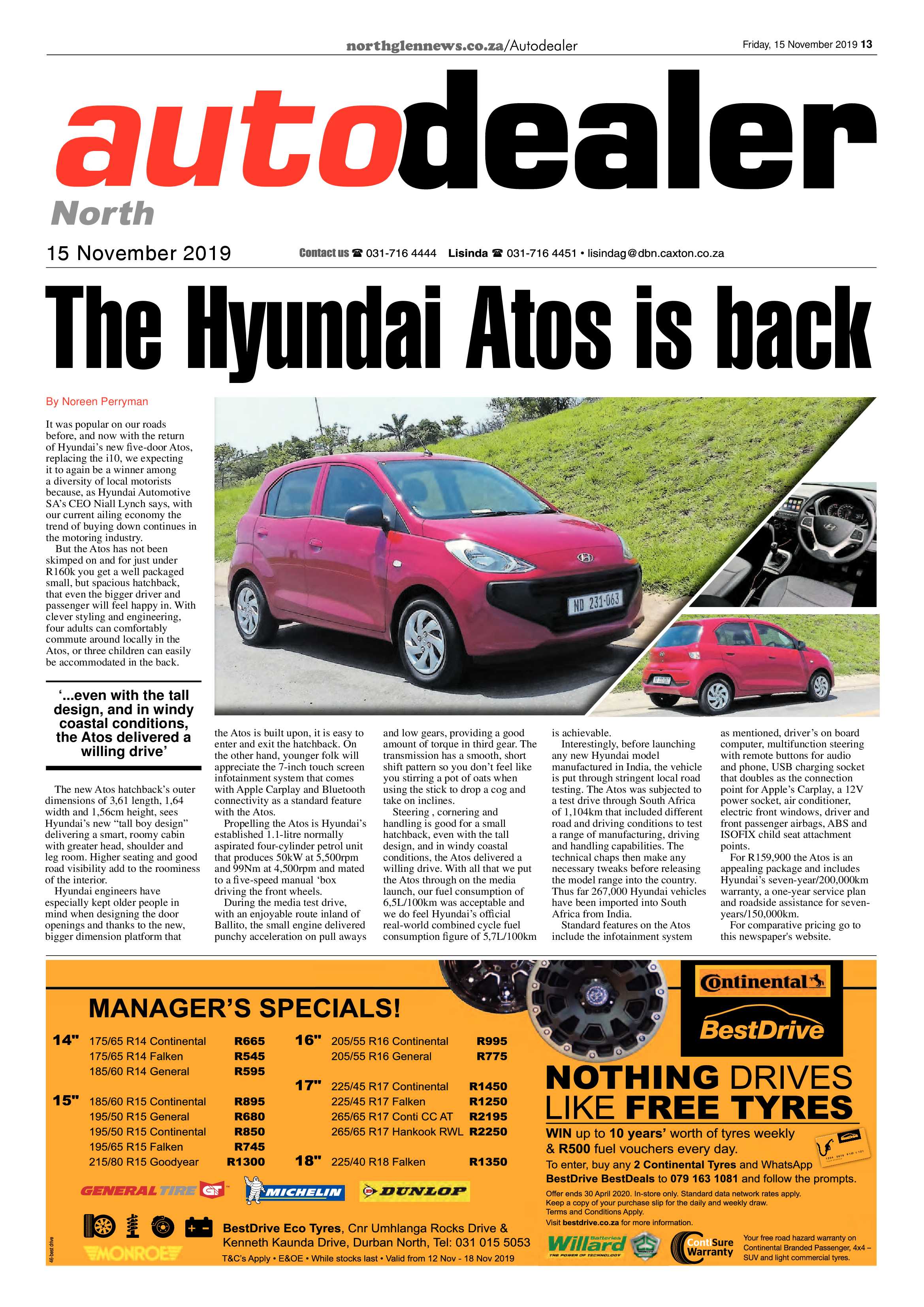 Northglen News 15 November 2019 page 13