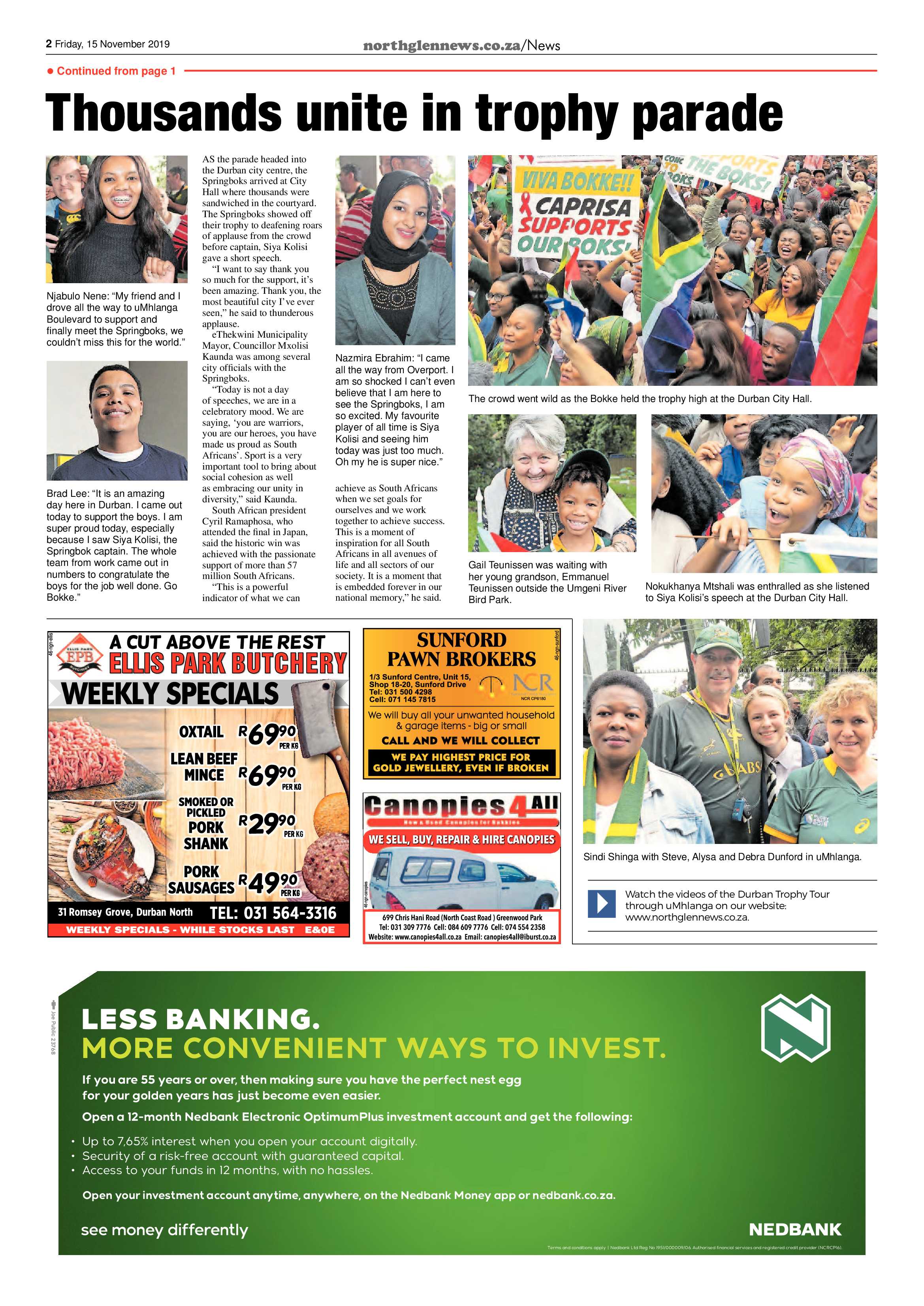 Northglen News 15 November 2019 page 2