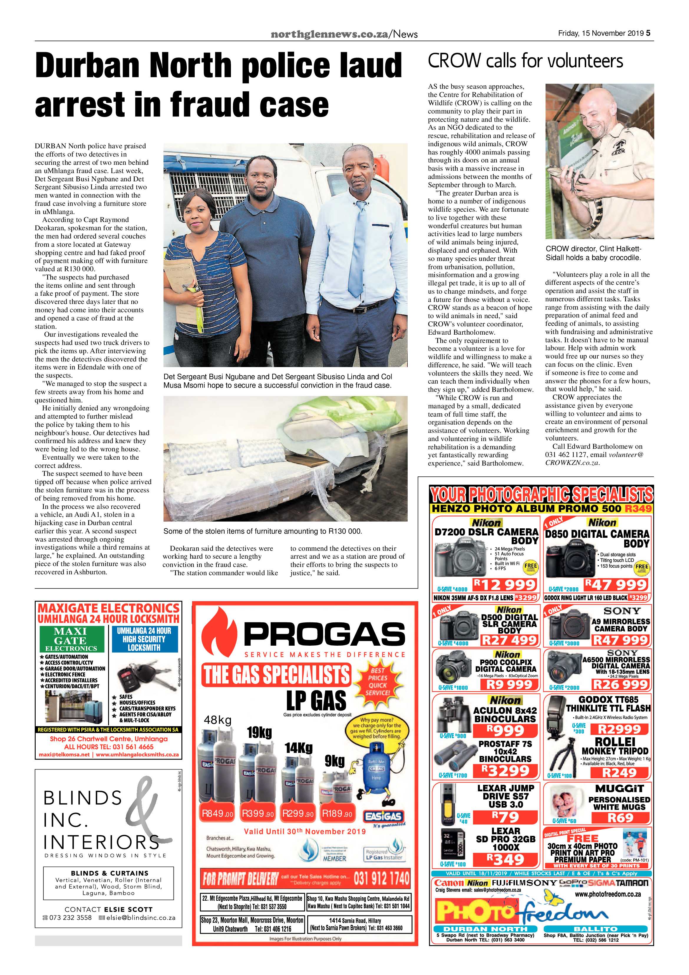 Northglen News 15 November 2019 page 5
