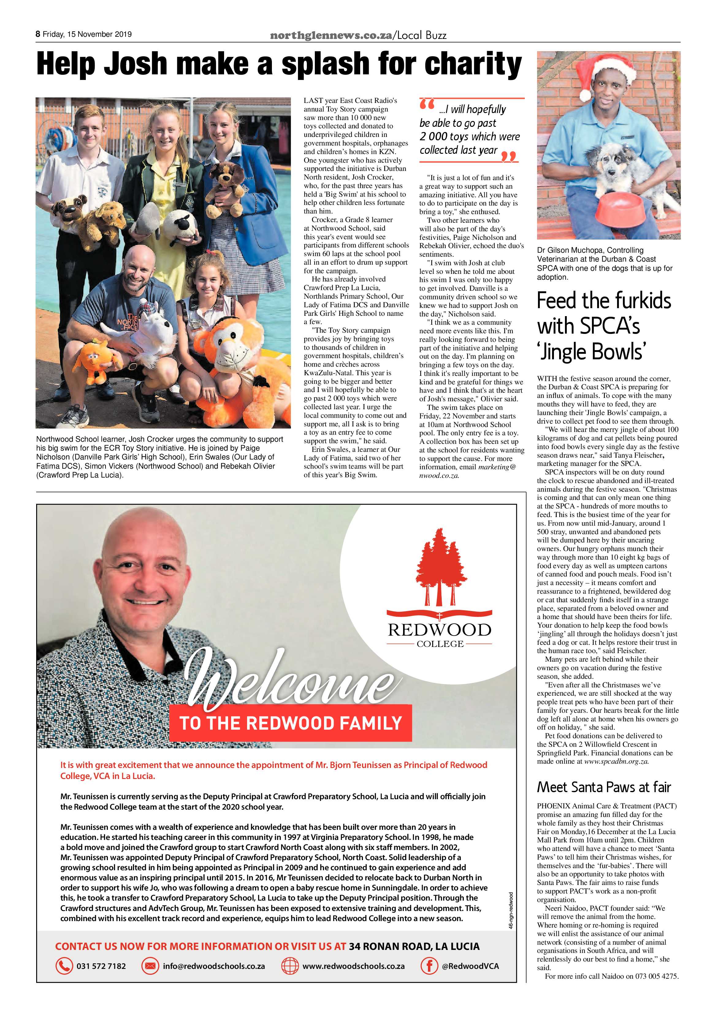 Northglen News 15 November 2019 page 8