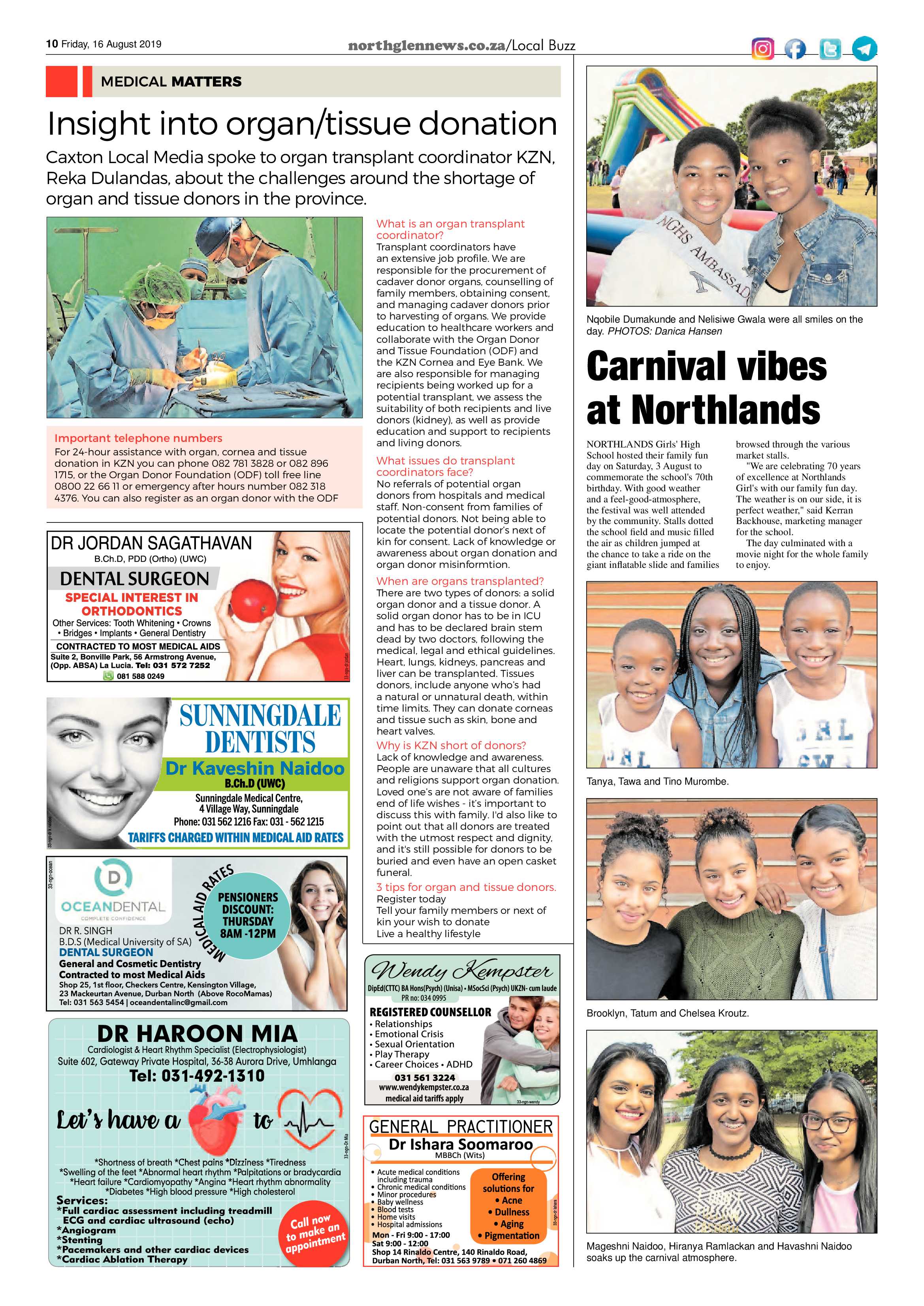 Northglen News 16 August 2019 page 10