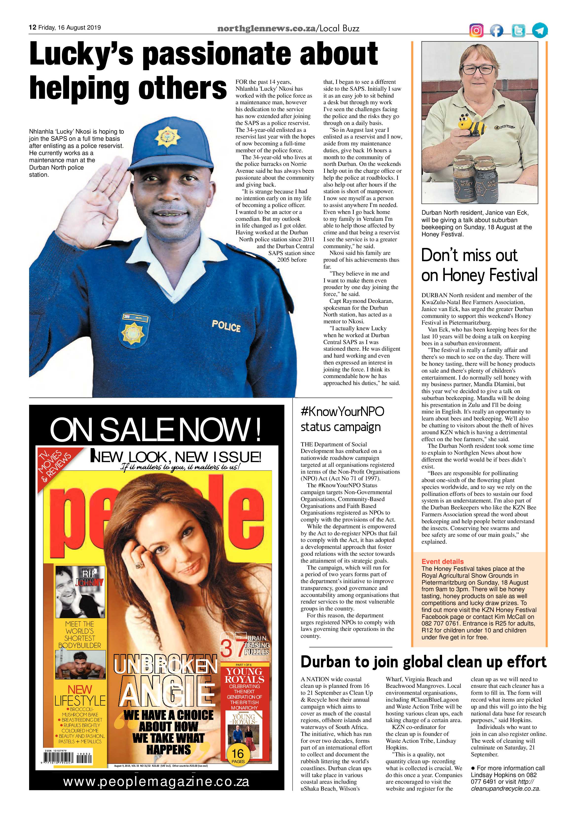 Northglen News 16 August 2019 page 12