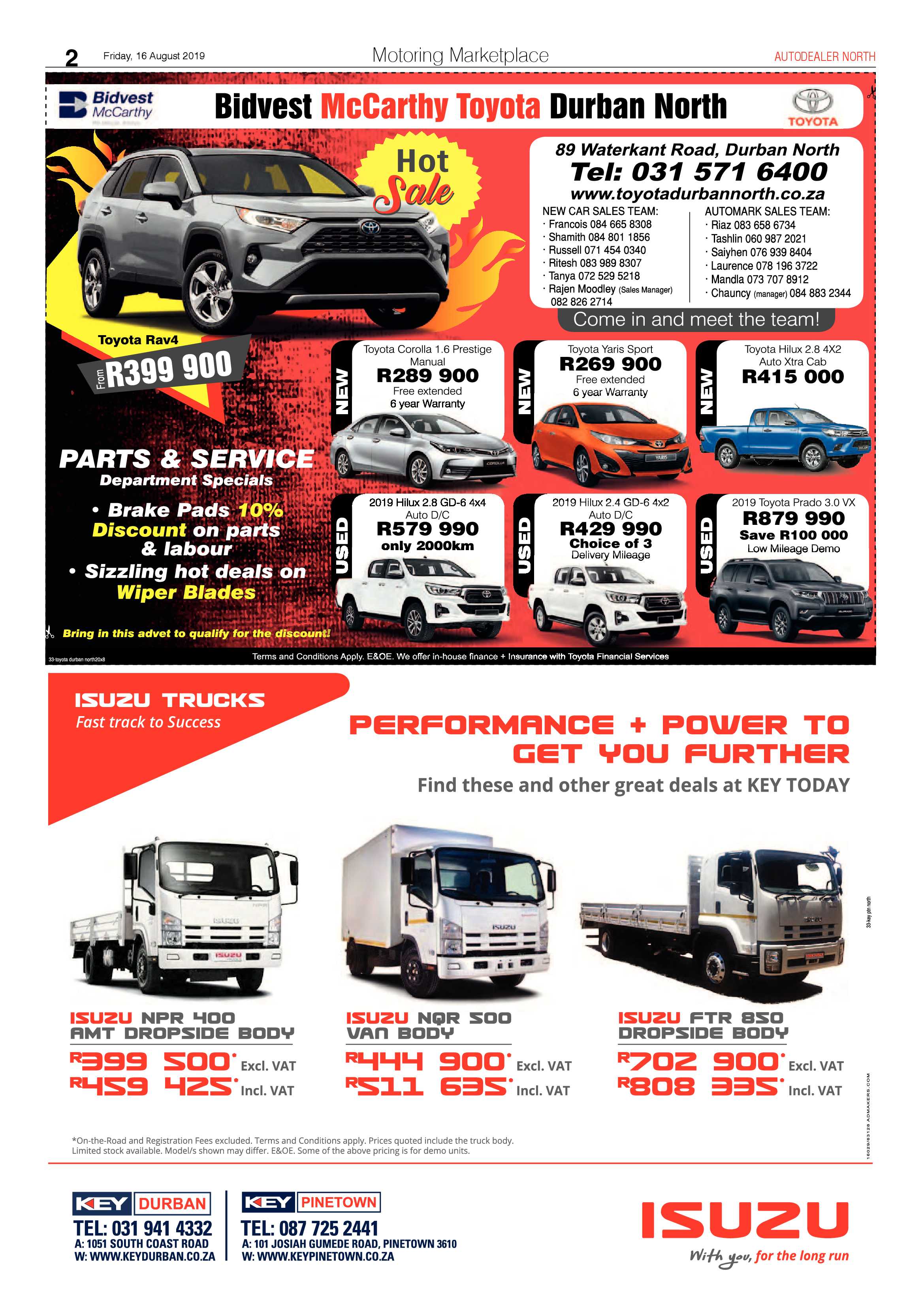 Northglen News 16 August 2019 page 16