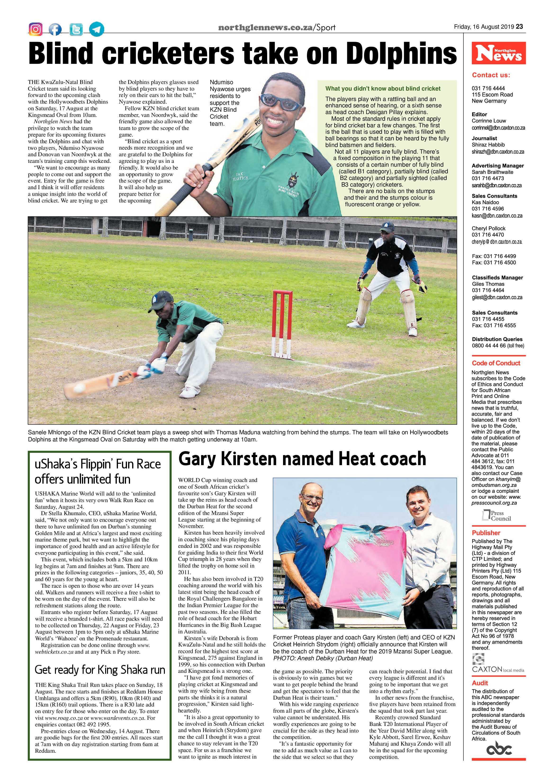 Northglen News 16 August 2019 page 23