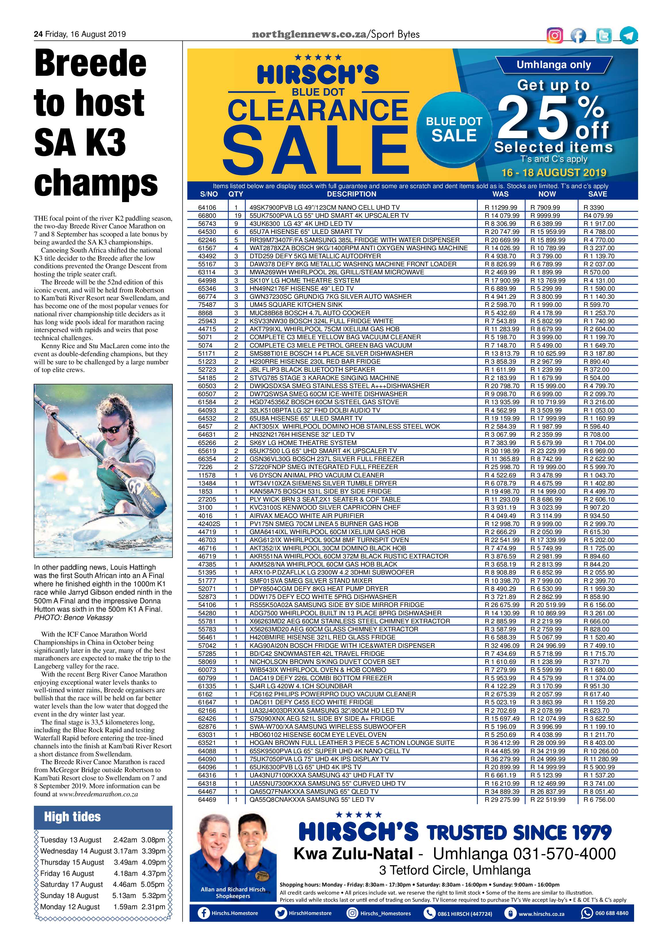 Northglen News 16 August 2019 page 24