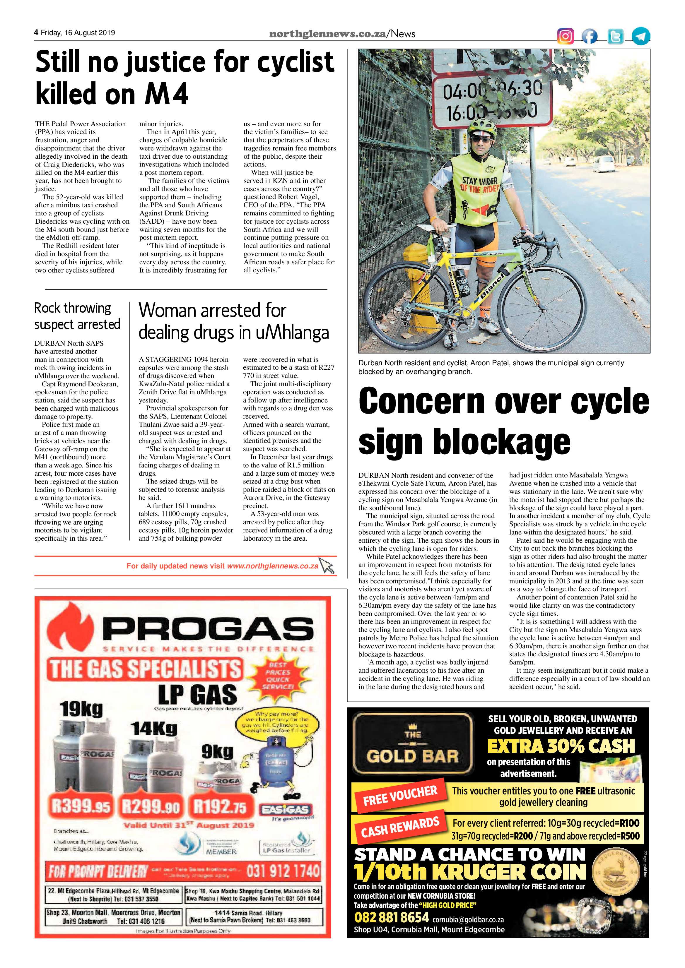 Northglen News 16 August 2019 page 4