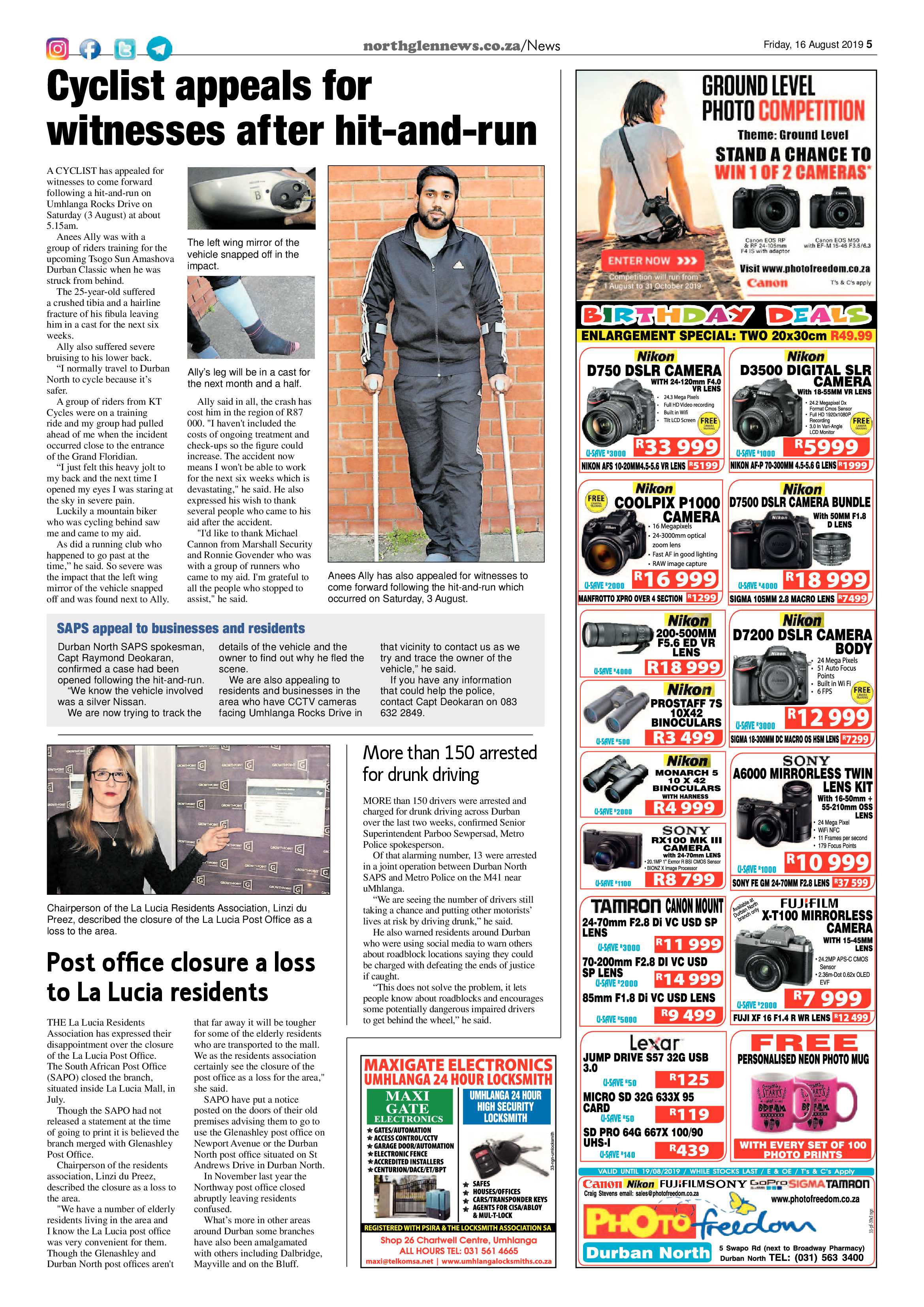 Northglen News 16 August 2019 page 5