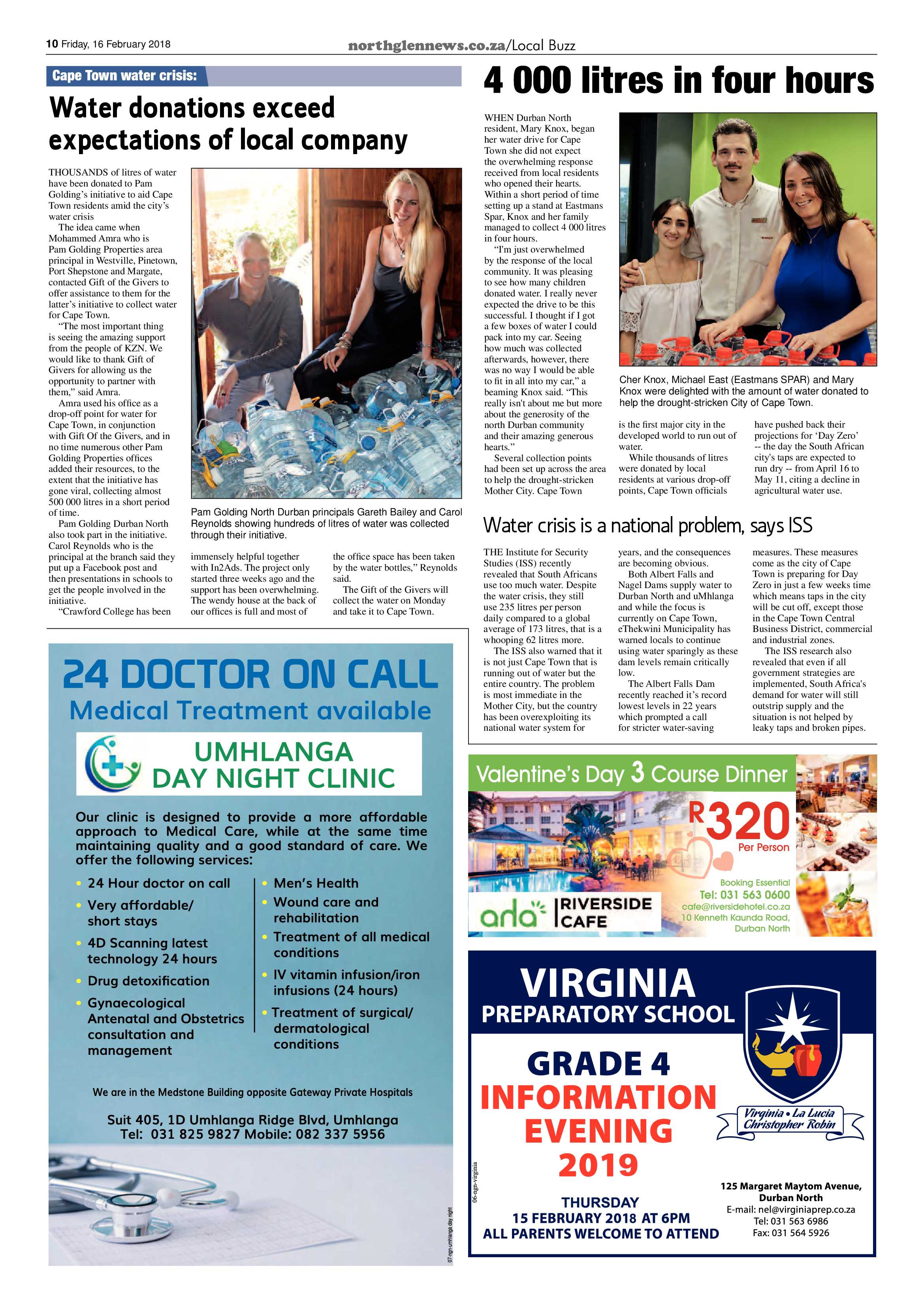 Northglen News 16 February 2018 page 10
