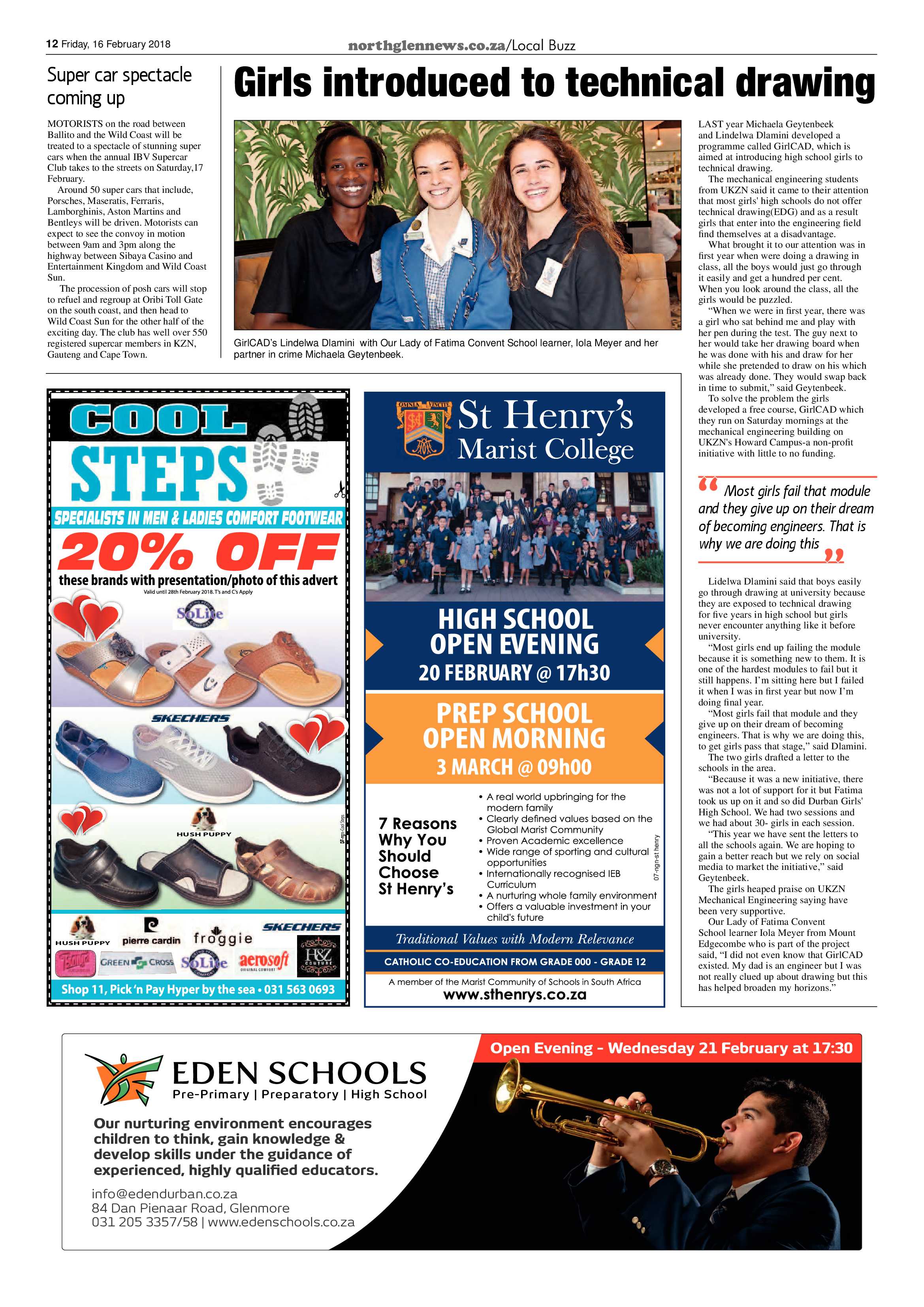 Northglen News 16 February 2018 page 12