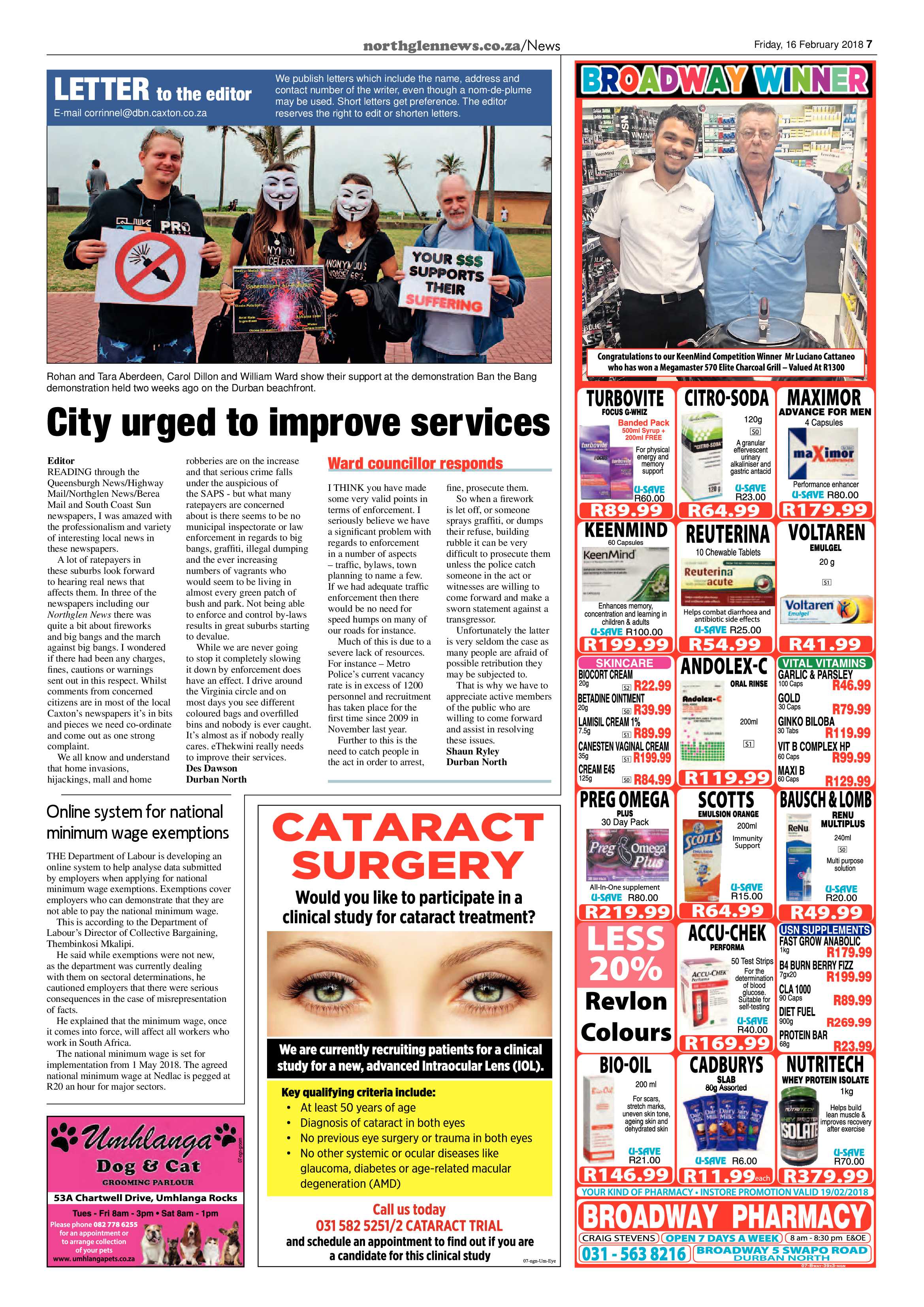Northglen News 16 February 2018 page 7