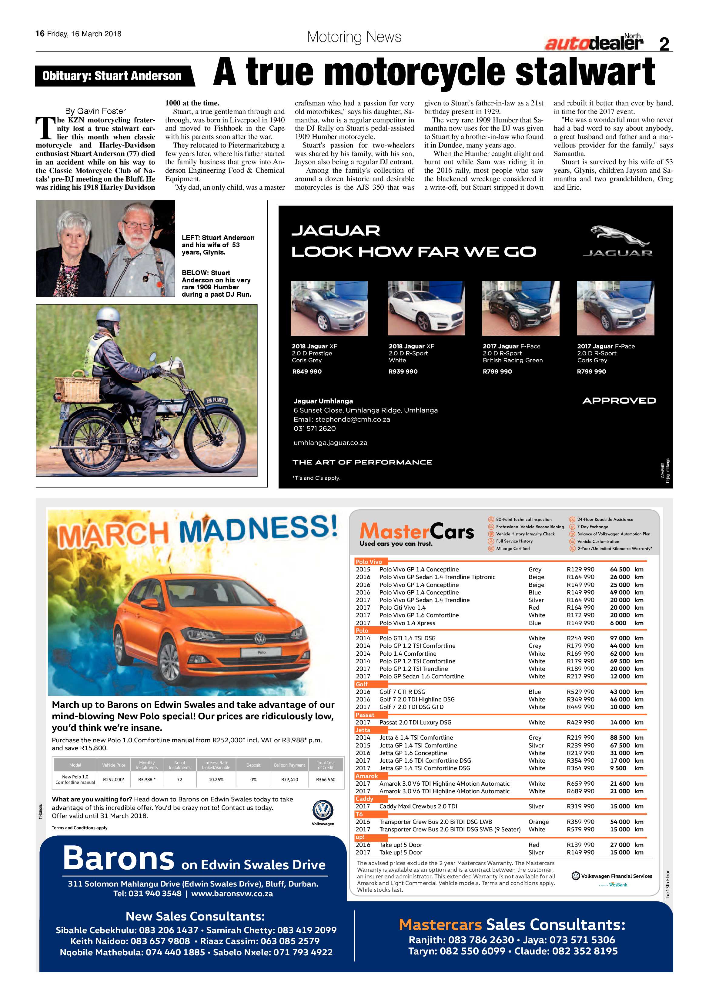 Northglen News 16 March 2018 page 16