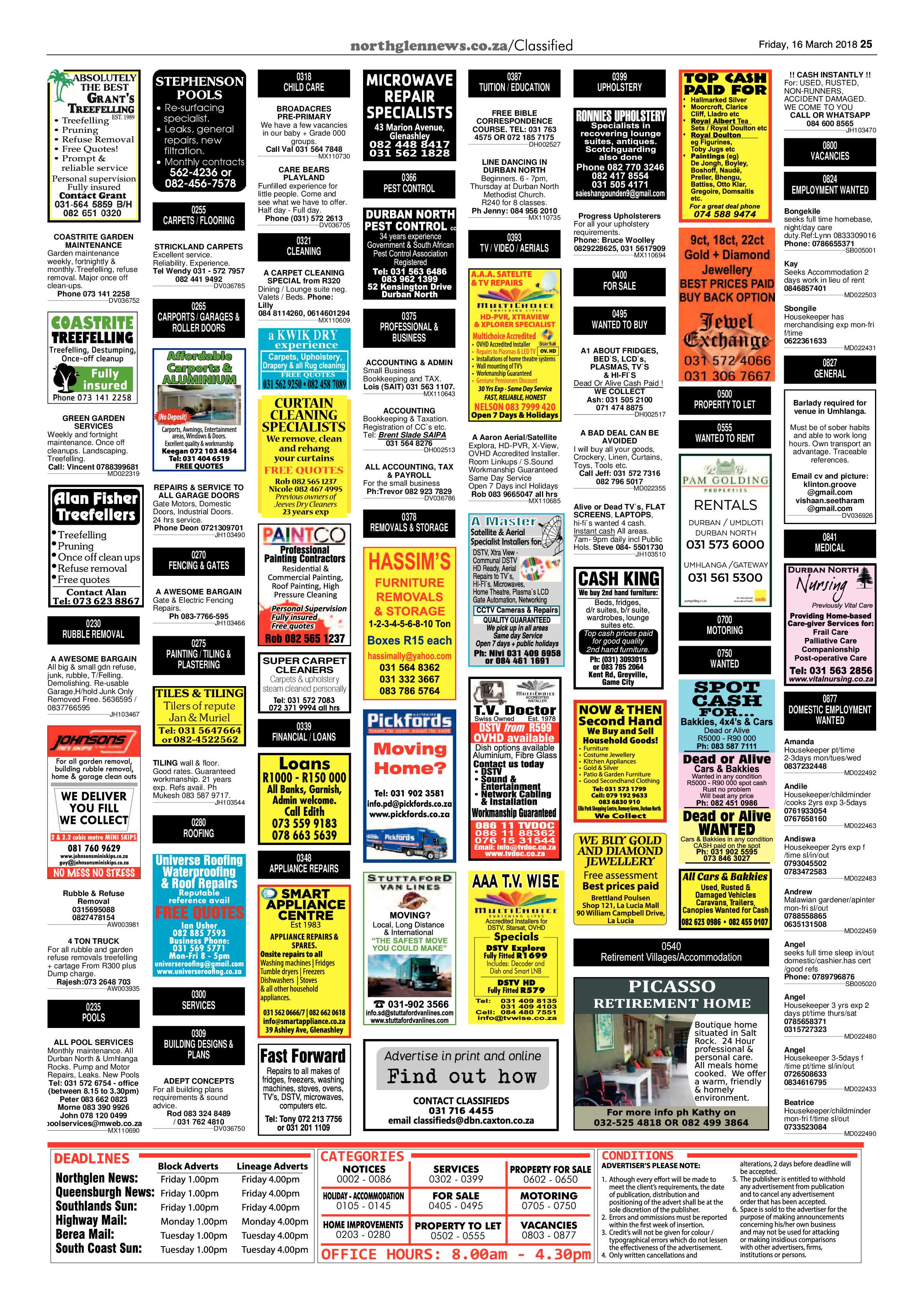 Northglen News 16 March 2018 page 25