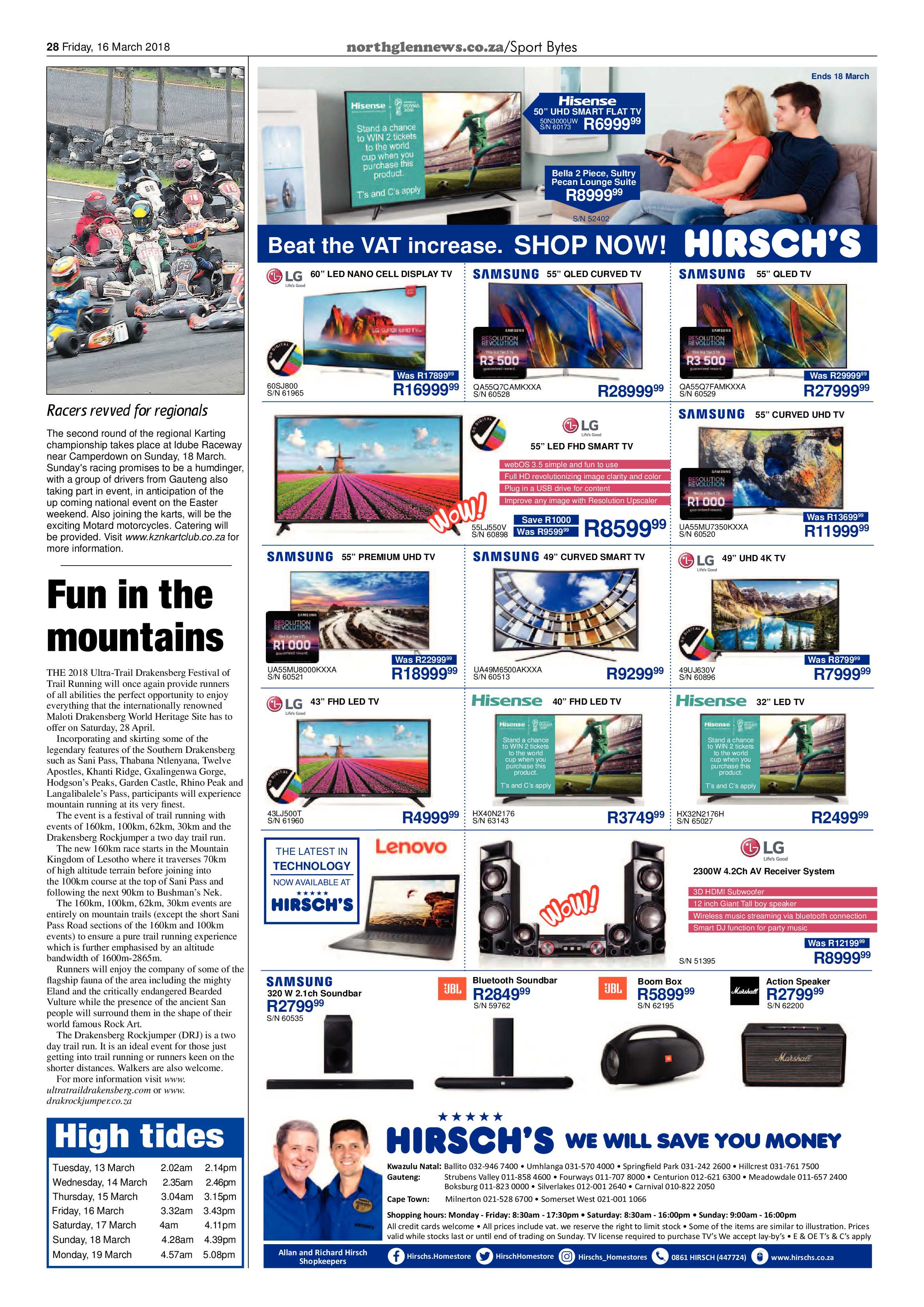 Northglen News 16 March 2018 page 28