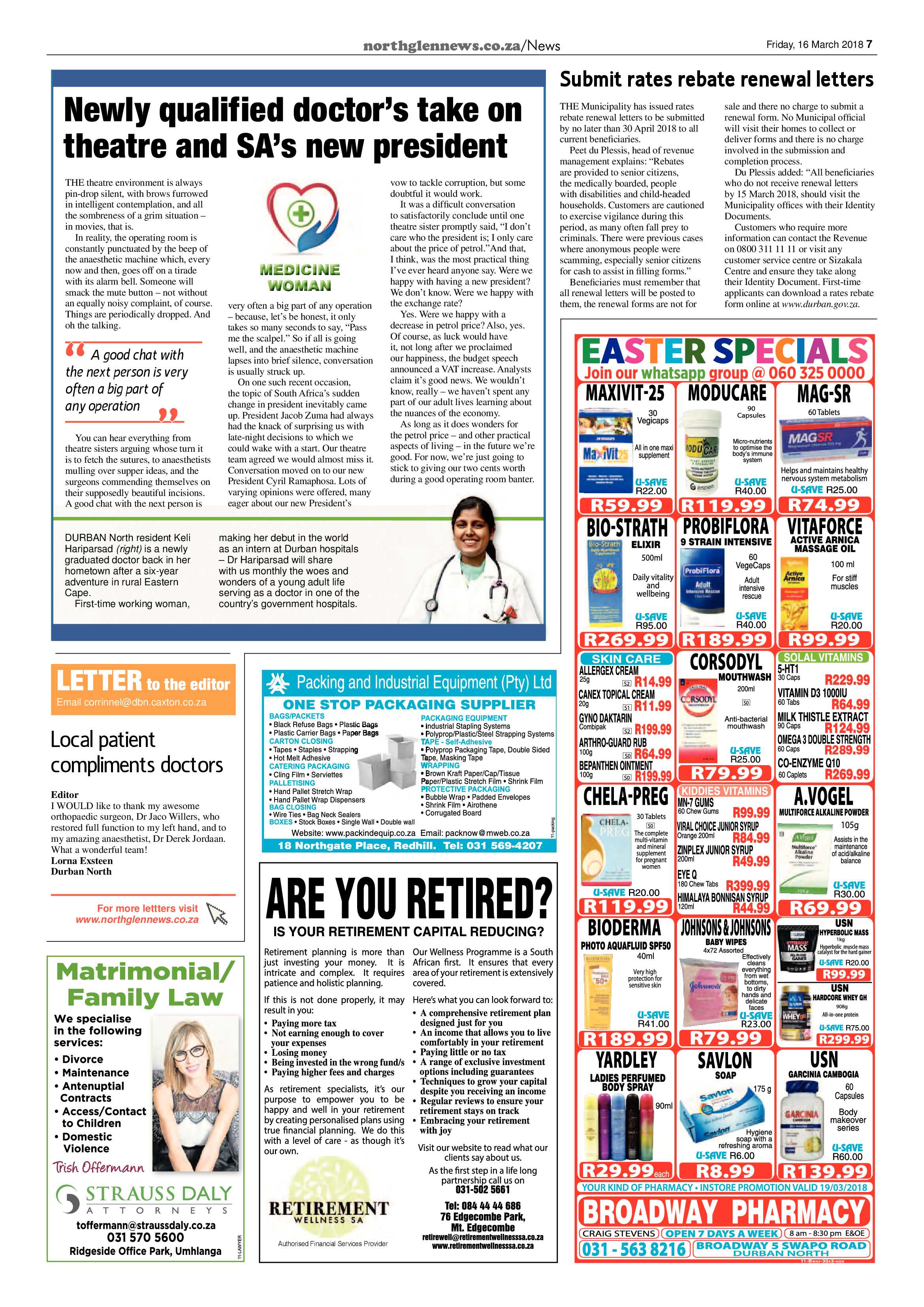 Northglen News 16 March 2018 page 7