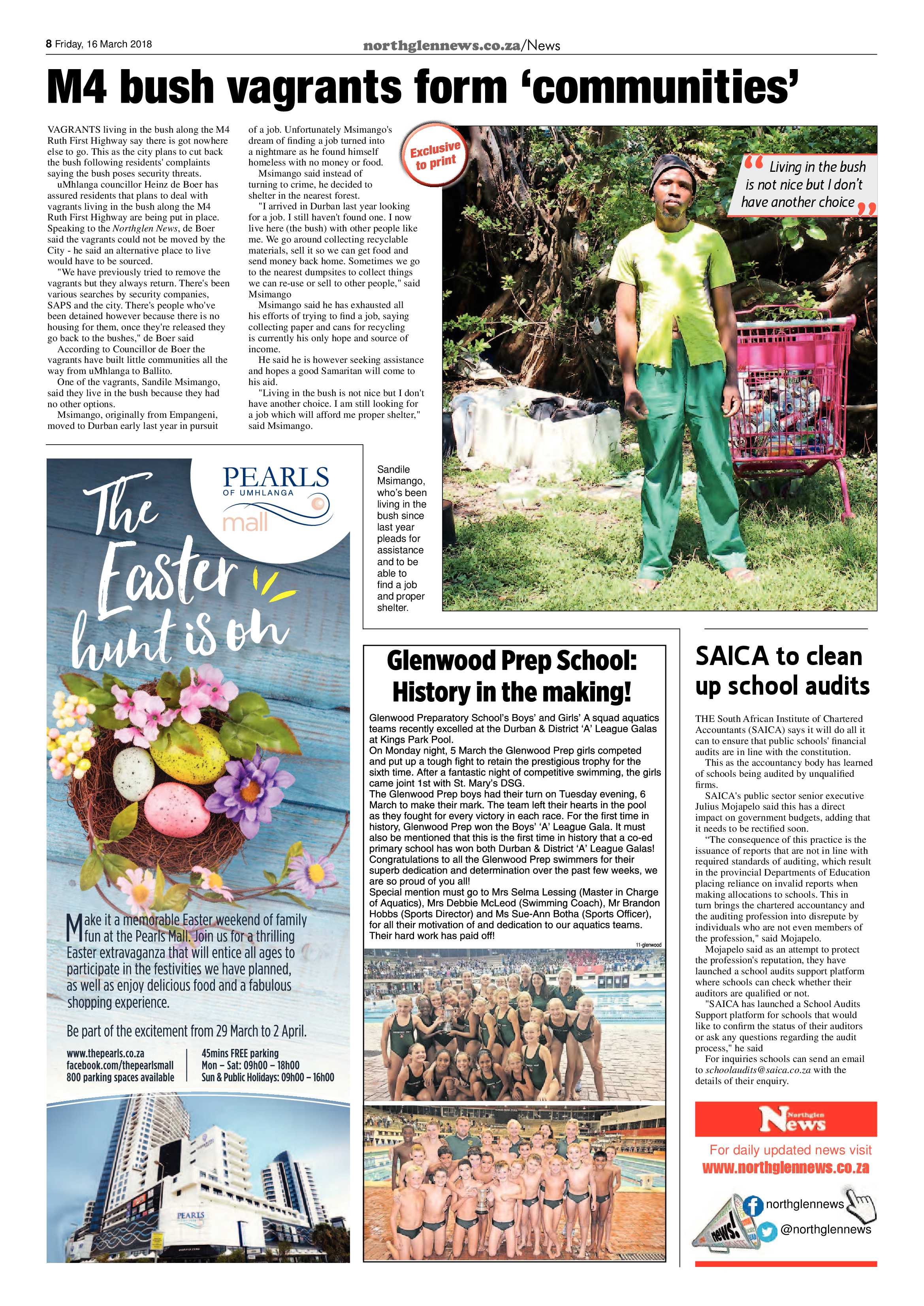 Northglen News 16 March 2018 page 8