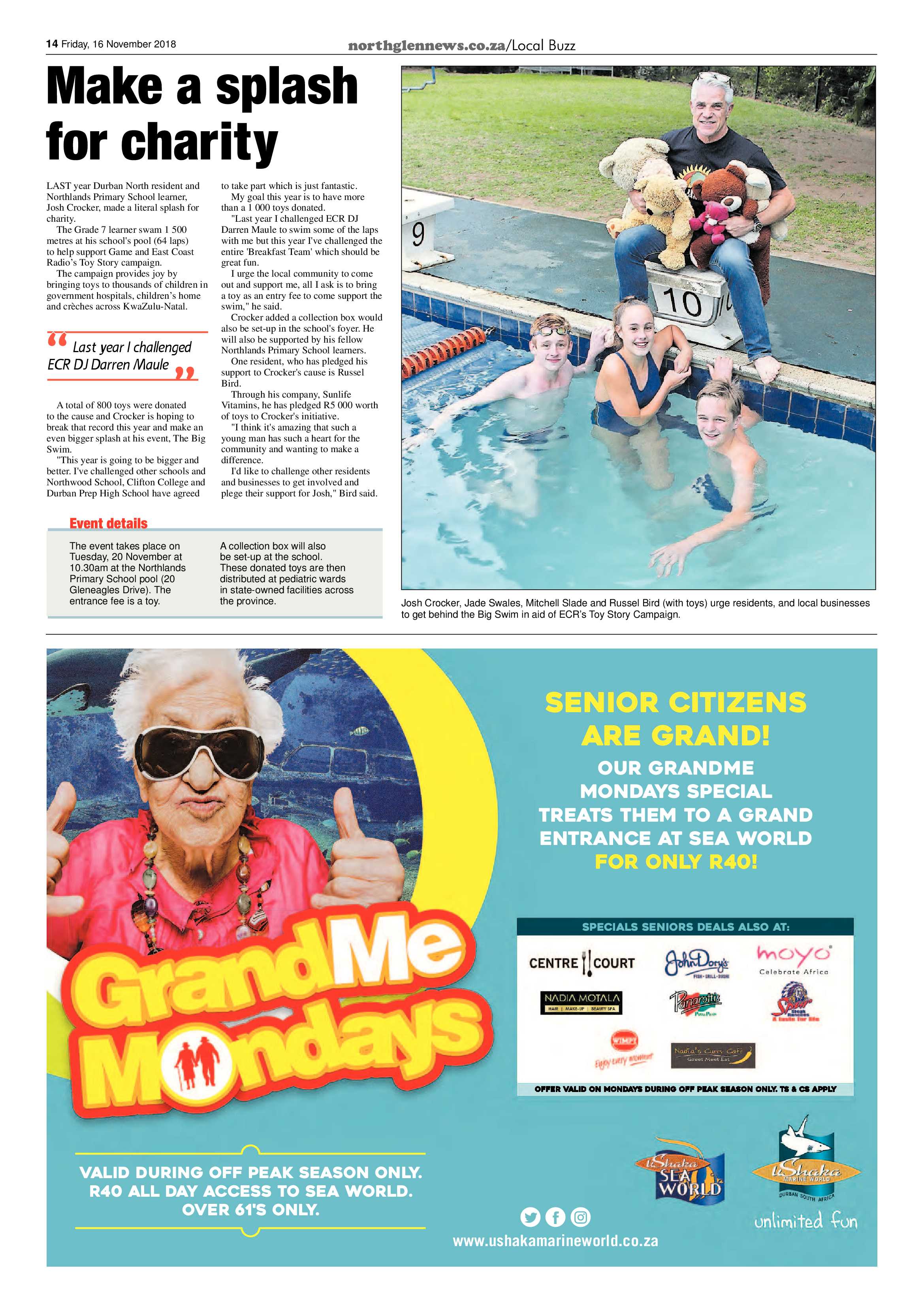 Northglen News 16 November 2018 page 14